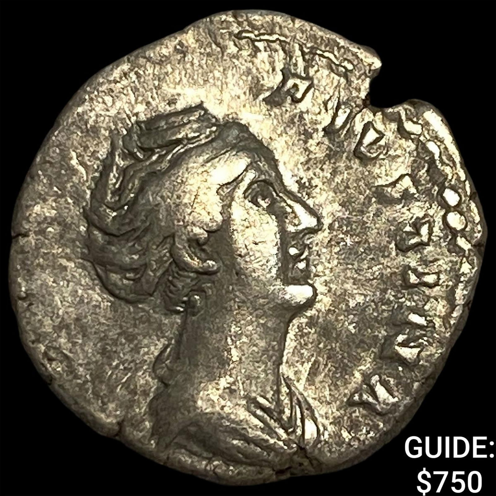 Roman Empire Faustina I, Posthumus Silver Denarius CLOSELY UNCIRCULATED (1 of 2)