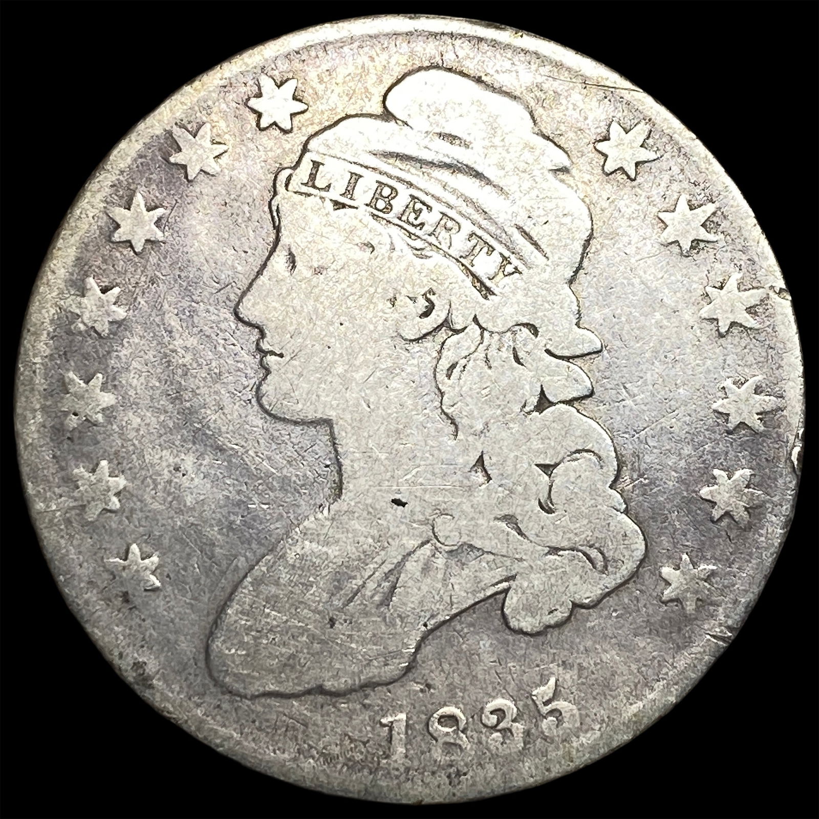 1825 Capped Bust Half Dollar NICELY CIRCULATED (1 of 2)