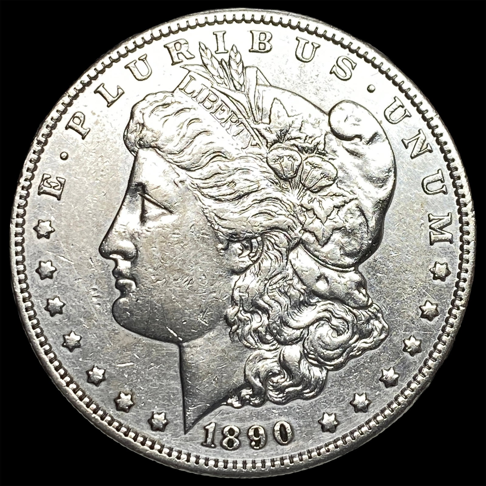 1890-S Silver Morgan Dollar CLOSELY UNCIRCULATED (1 of 2)