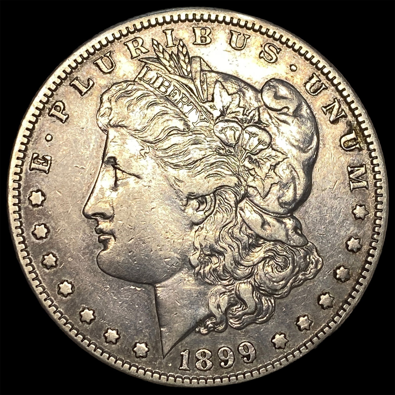 1899-S Silver Morgan Dollar NEARLY UNCIRCULATED: 1899-S Silver Morgan Dollar NEARLY UNCIRCULATED