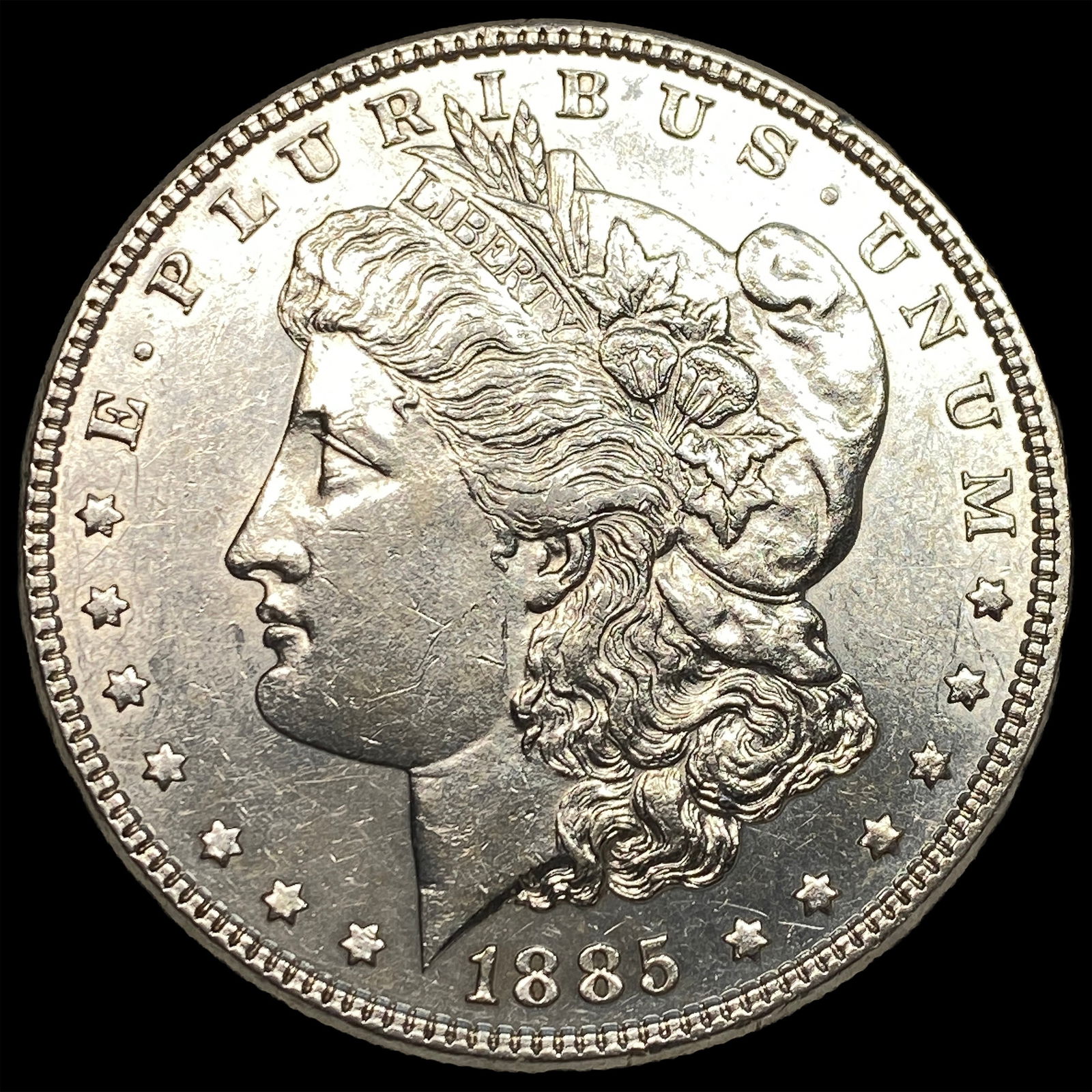 1885 Silver Morgan Dollar UNCIRCULATED: 1885 Silver Morgan Dollar UNCIRCULATED