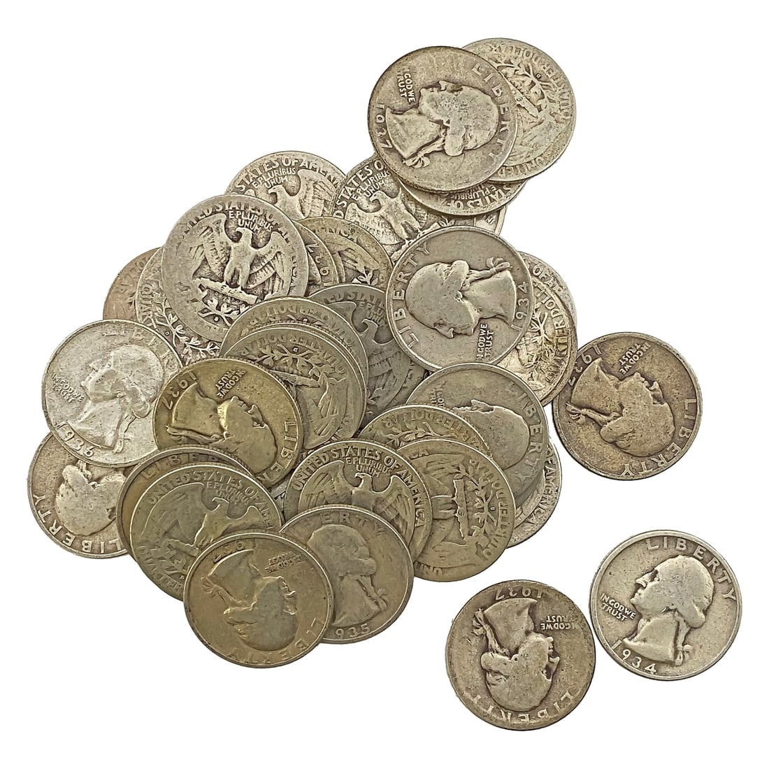 1935-1939 [40] Washington Silver Quarter (1 of 1)