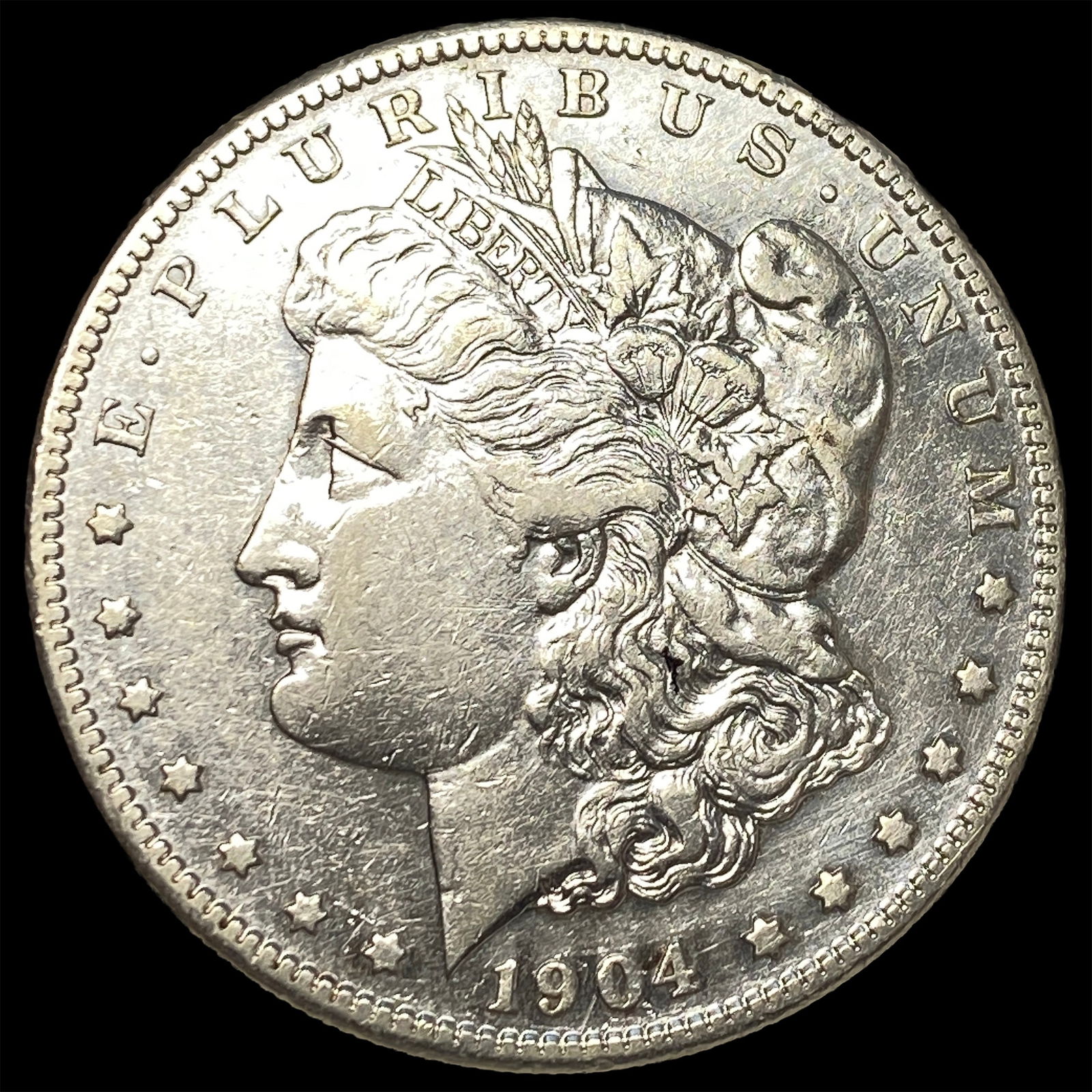 1904-S Silver Morgan Dollar CLOSELY UNCIRCULATED (1 of 2)