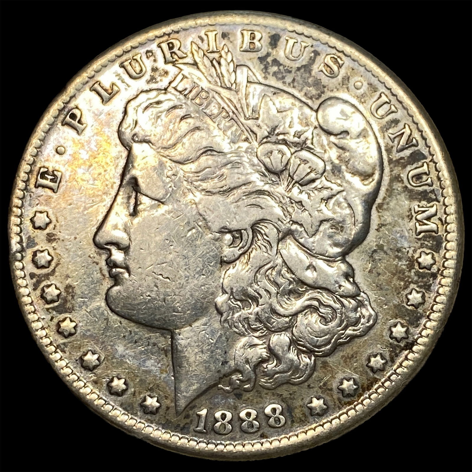 1888 Morgan Silver Dollar ABOUT UNCIRCULATED (1 of 2)