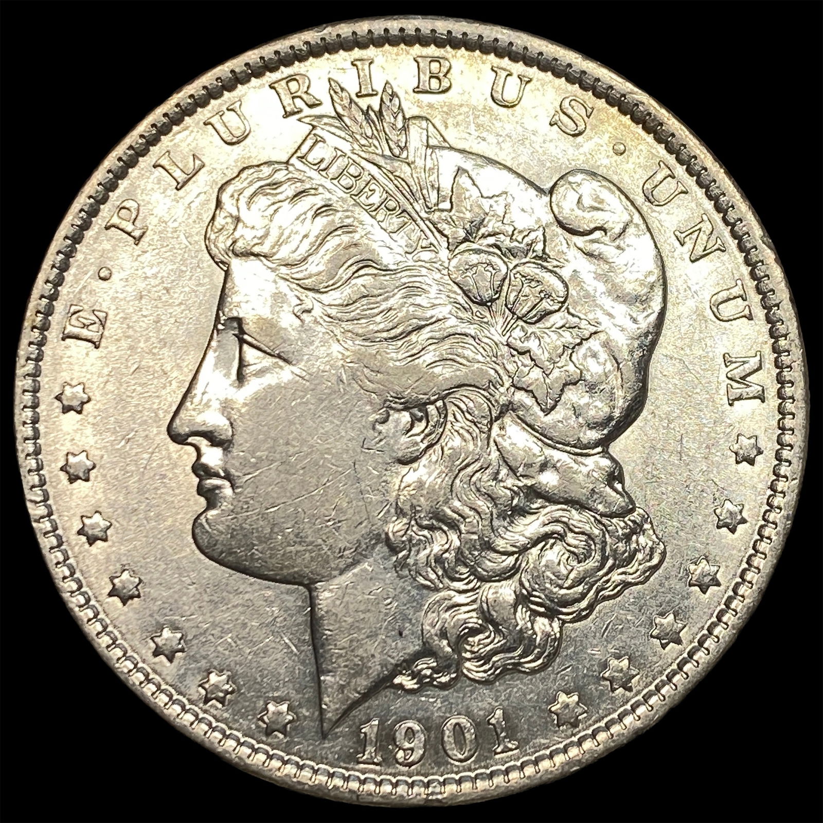 1901 Morgan Silver Dollar CLOSELY UNCIRCULATED: 1901 Morgan Silver Dollar CLOSELY UNCIRCULATED