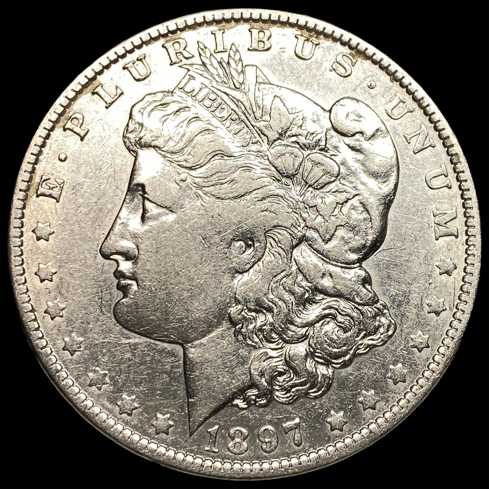 1897-O Silver Morgan Dollar NEARLY UNCIRCULATED: 1897-O Silver Morgan Dollar NEARLY UNCIRCULATED
