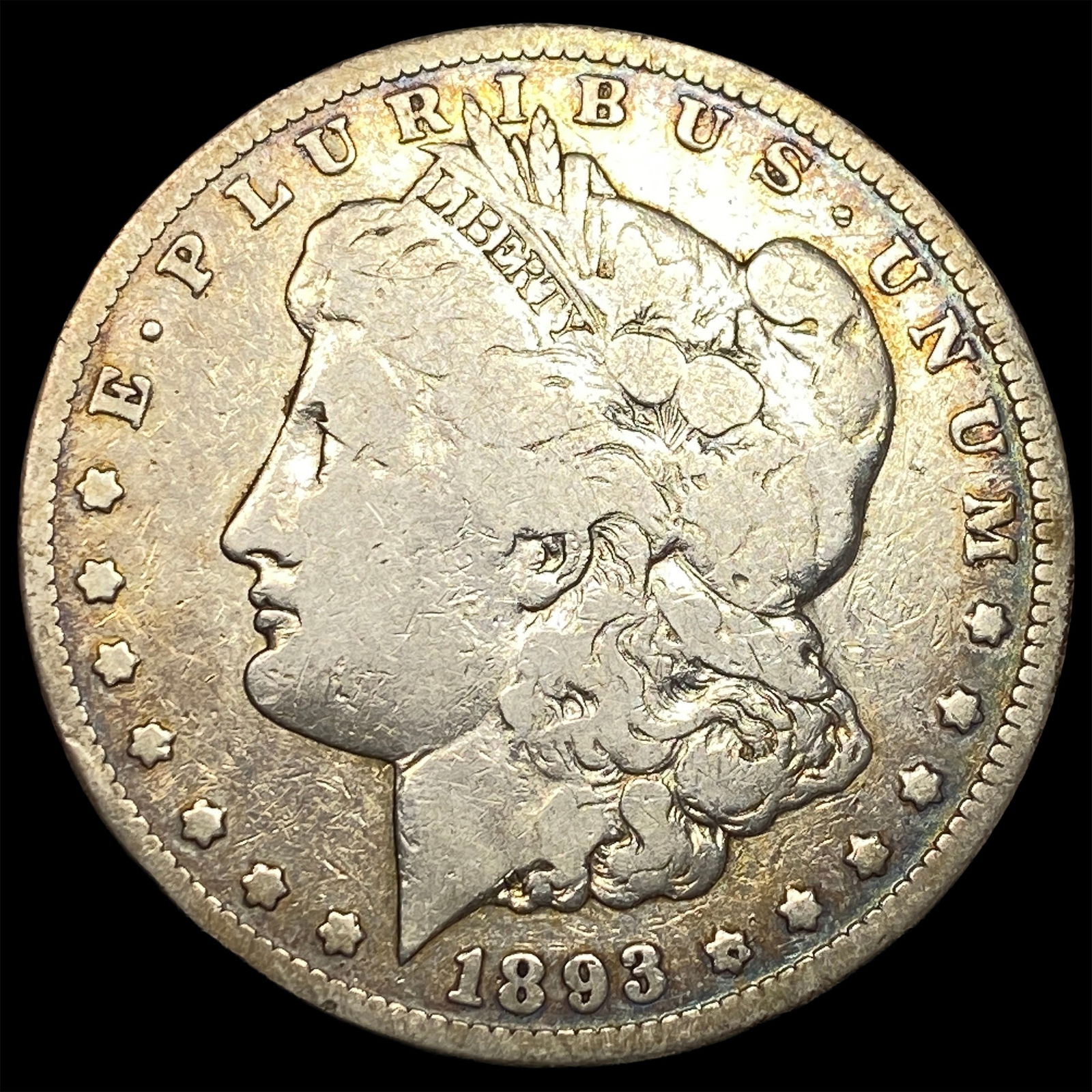 1893-CC Silver Morgan Dollar NICELY CIRCULATED (1 of 2)