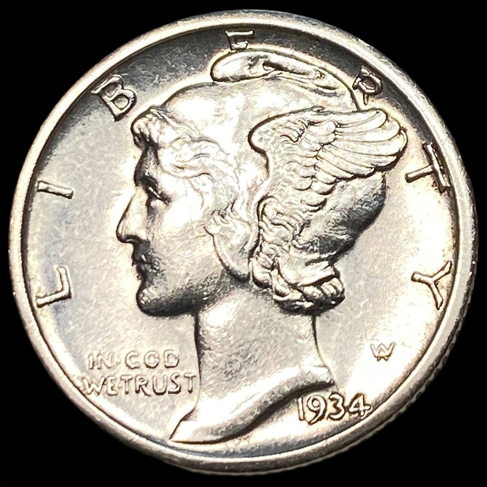 1934 Mercury Dime UNCIRCULATED (1 of 2)