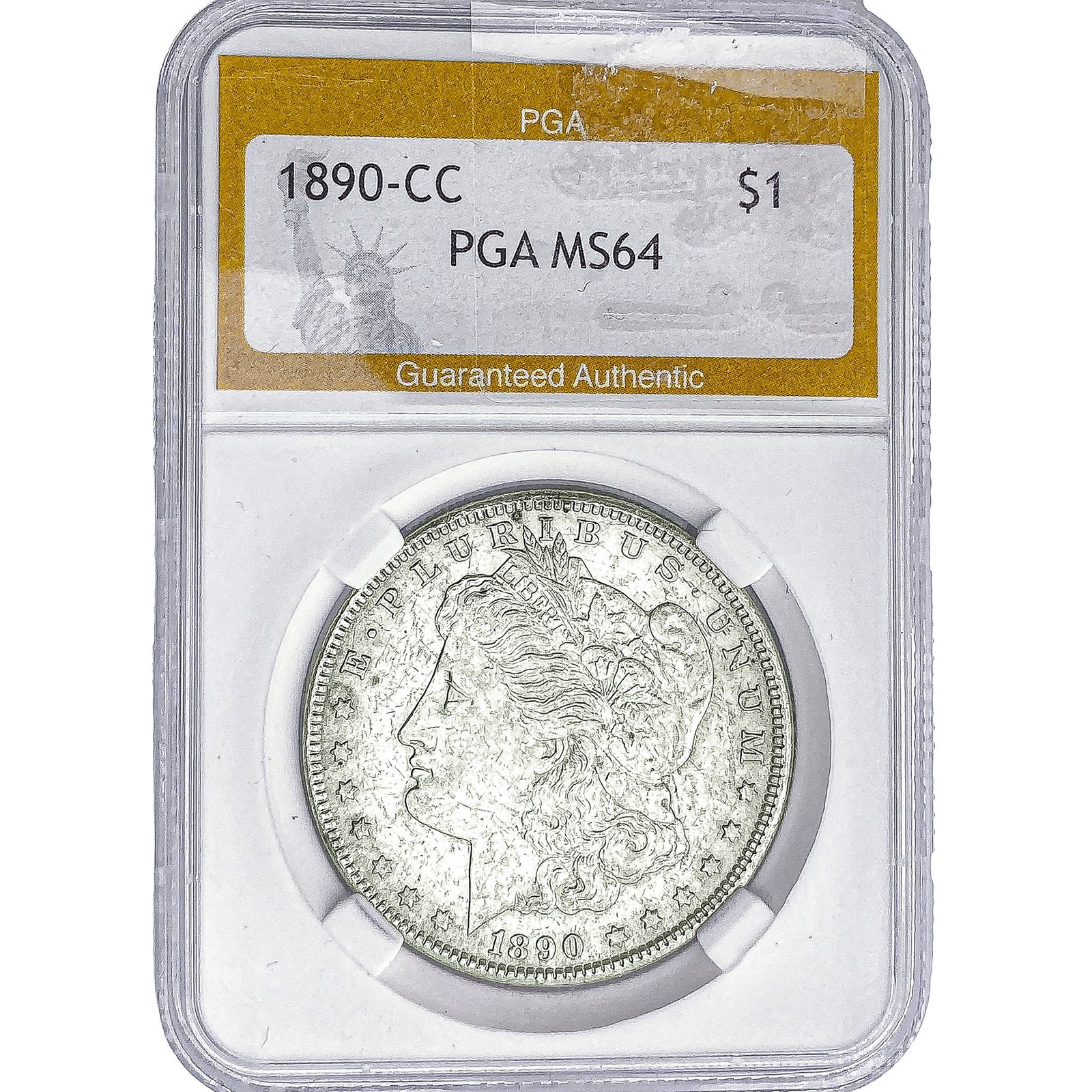 1890-CC Morgan Silver Dollar PGA MS64 (1 of 2)