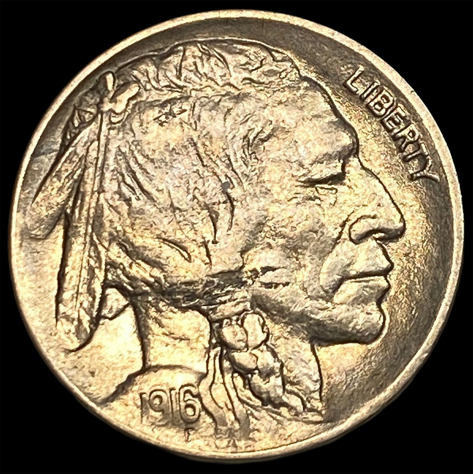 1916-D Buffalo Nickel CLOSELY UNCIRCULATED: 1916-D Buffalo Nickel CLOSELY UNCIRCULATED