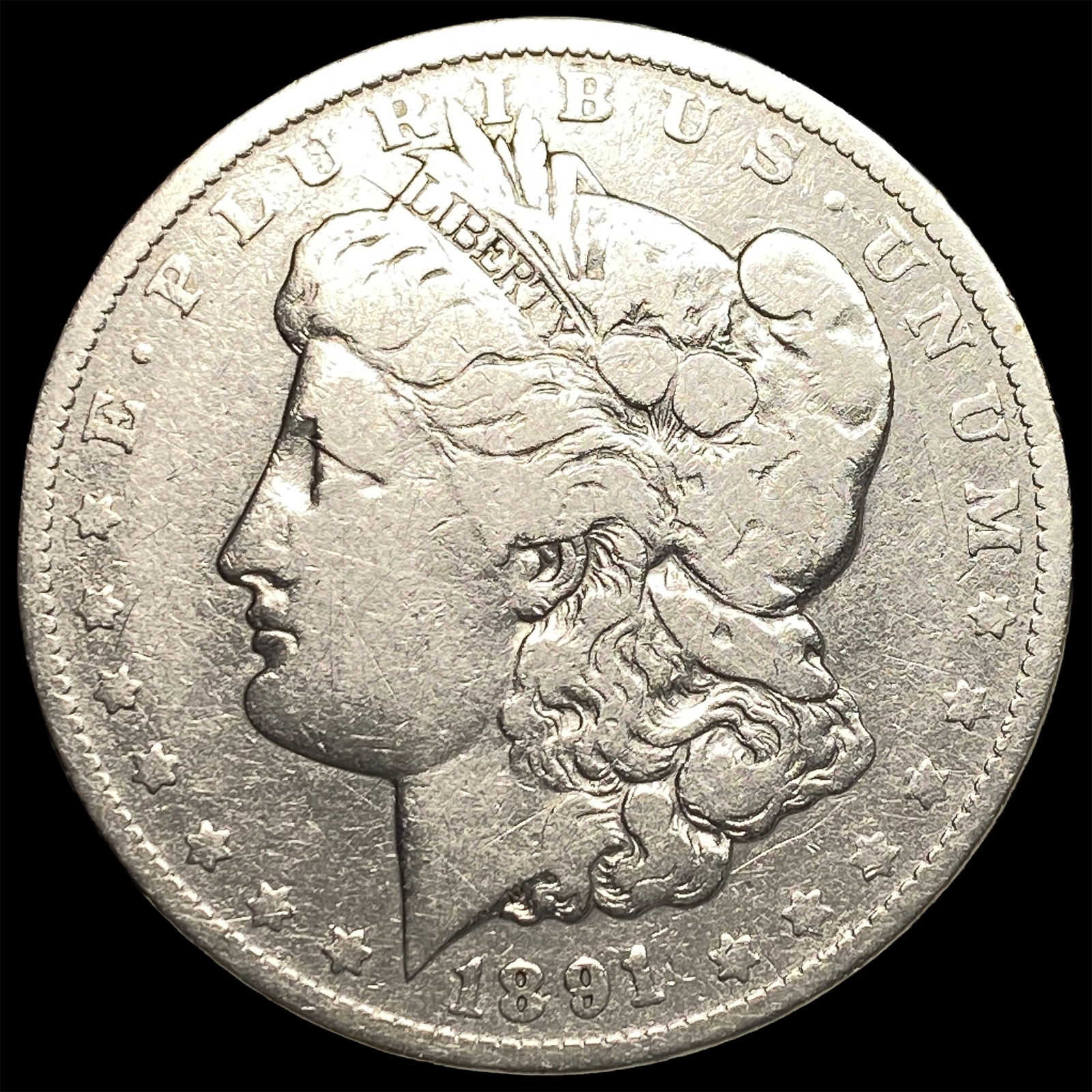 1891-O Silver Morgan Dollar LIGHTLY CIRCULATED: 1891-O Silver Morgan Dollar LIGHTLY CIRCULATED