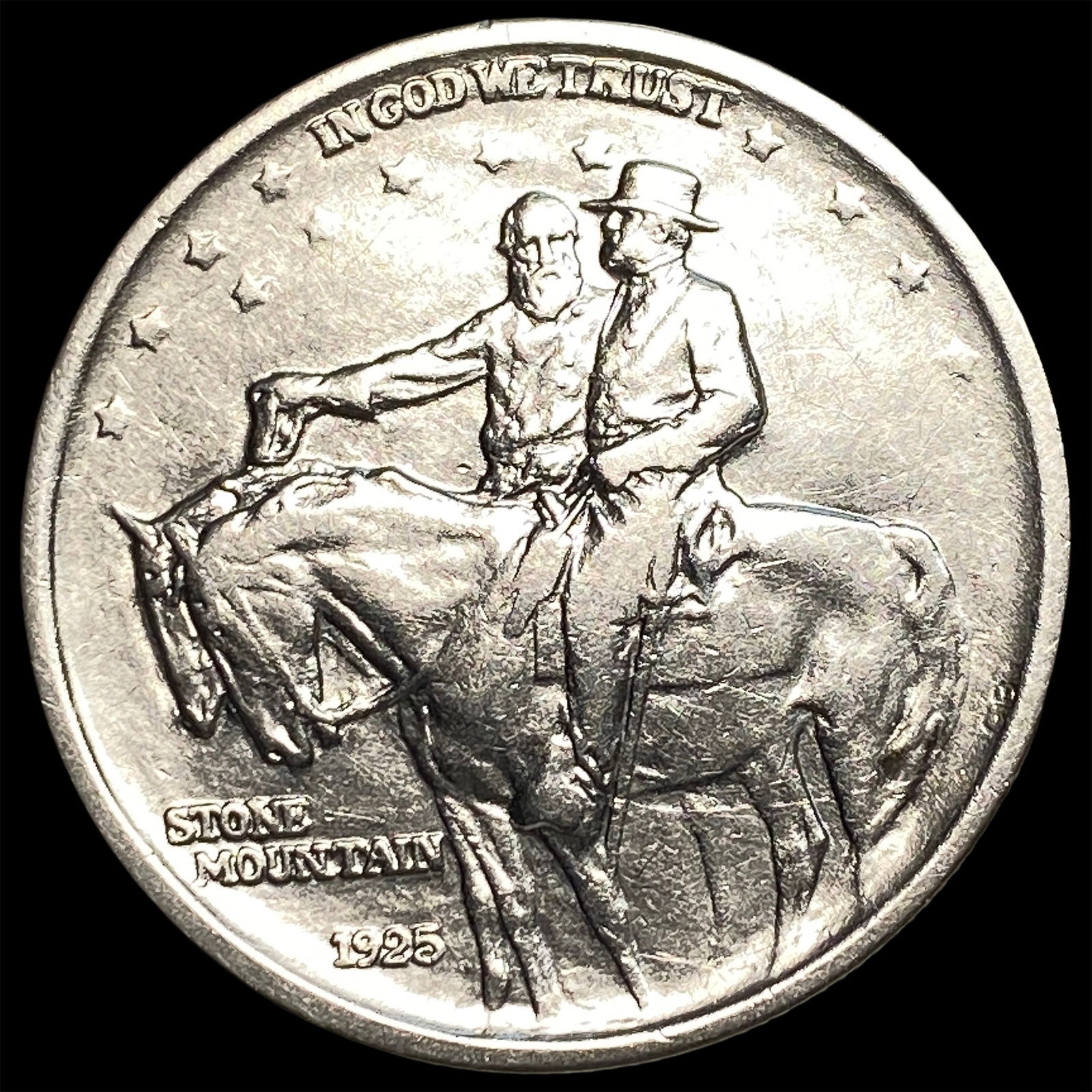 1925 Silver Half Dollar Stone Mountain NEARLY UNCIRCULATED: 1925 Silver Half Dollar Stone Mountain NEARLY UNCIRCULATED