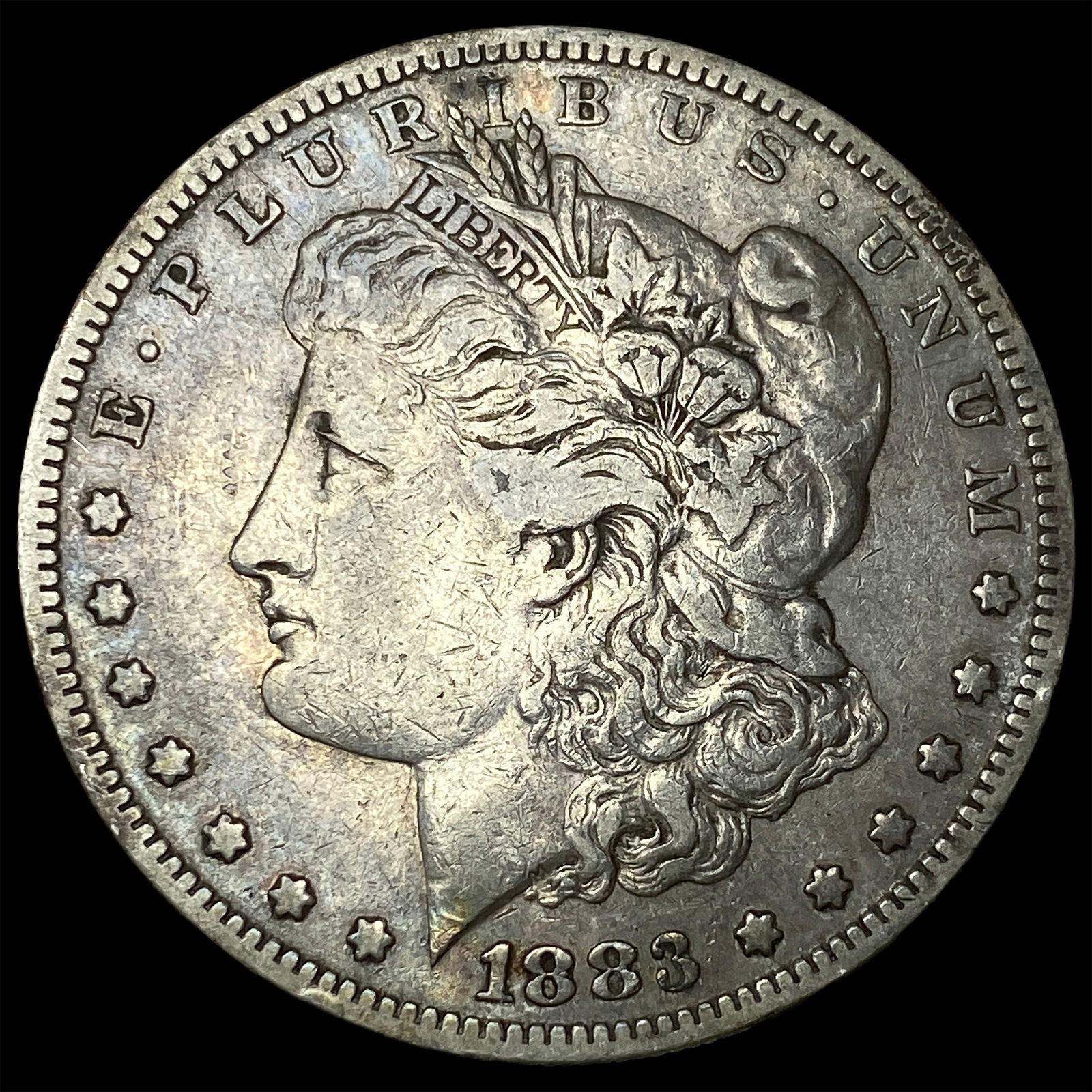 1883-S Silver Morgan Dollar NEARLY UNCIRCULATED (1 of 2)