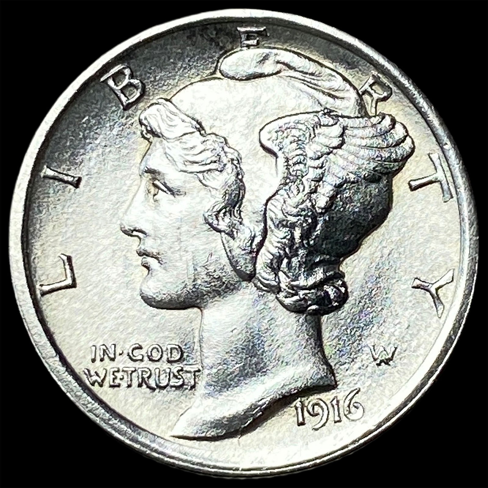 1916 Mercury Dime CHOICE BU: 1916 Mercury Dime CHOICE BU