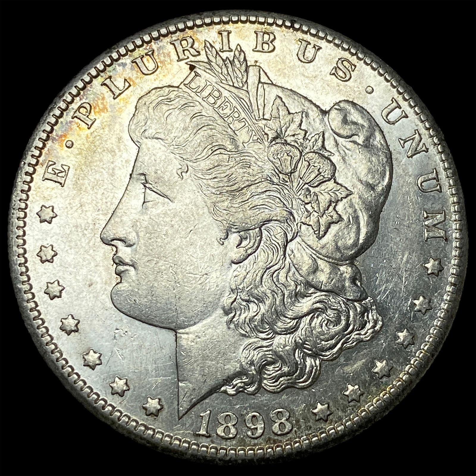 1898-S Silver Morgan Dollar CHOICE AU: 1898-S Silver Morgan Dollar CHOICE AU