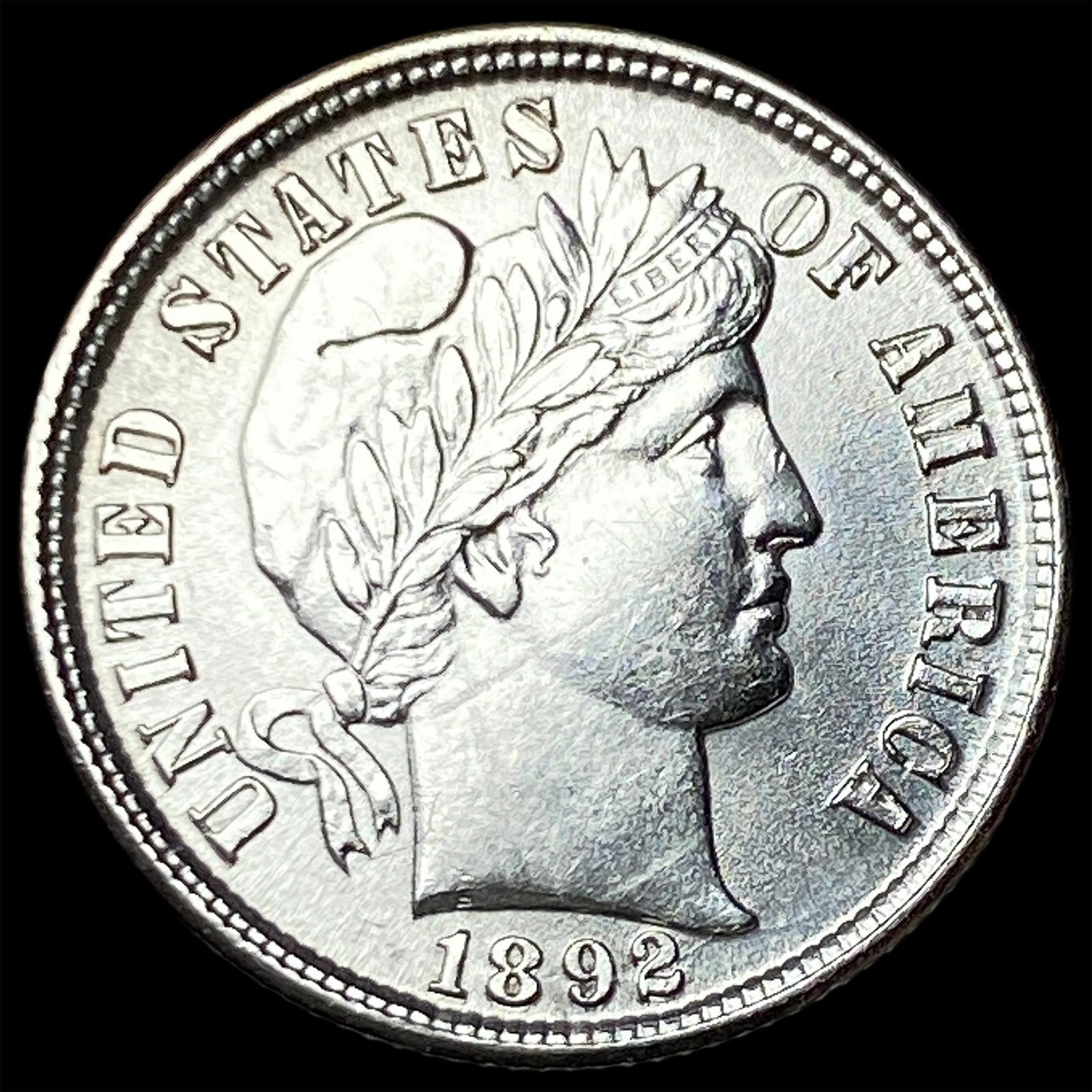 1892 Silver Dime UNCIRCULATED (1 of 2)