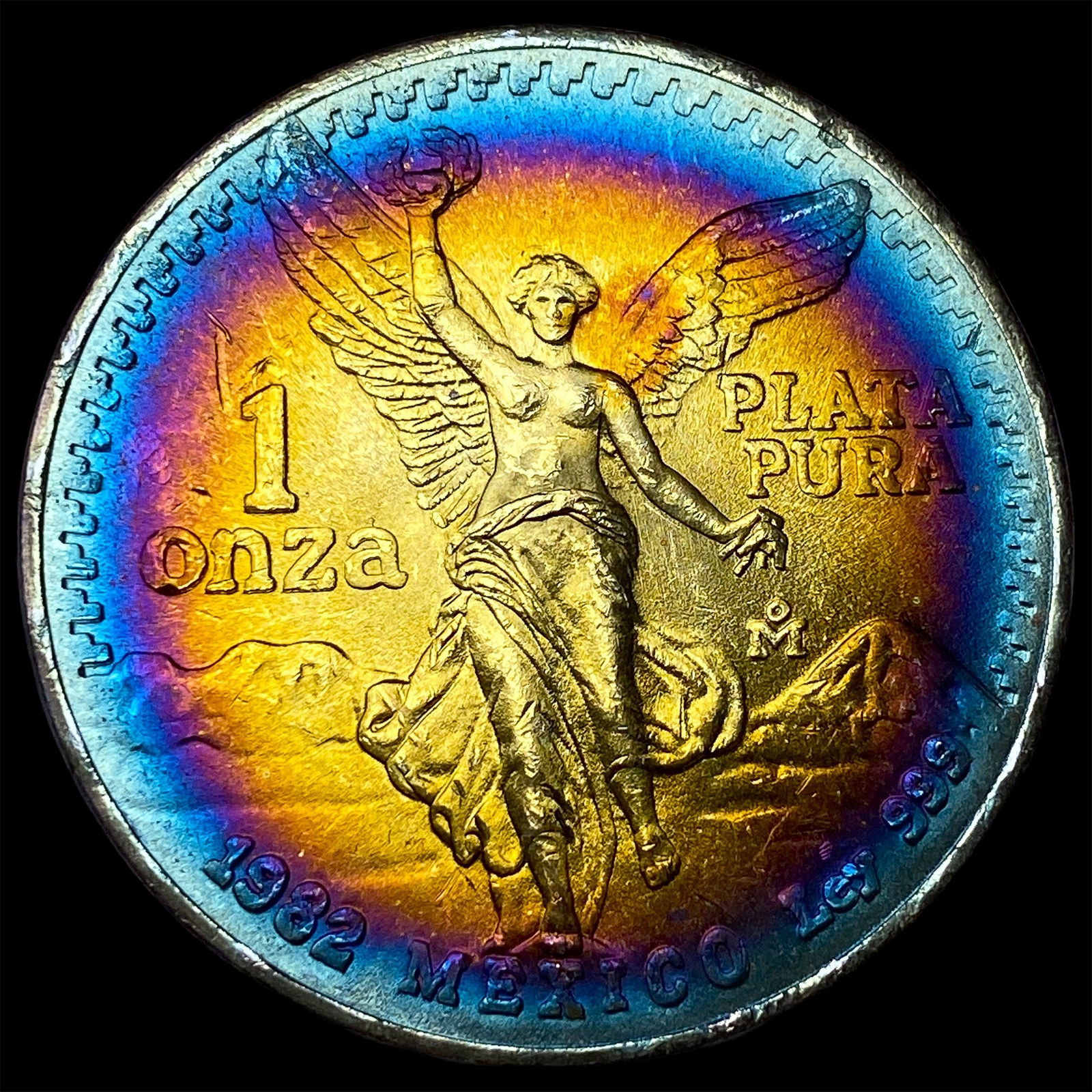 1982 Mexico Silver 1 Onza Libertad SUPERB GEM BU: 1982 Mexico Silver 1 Onza Libertad SUPERB GEM BU