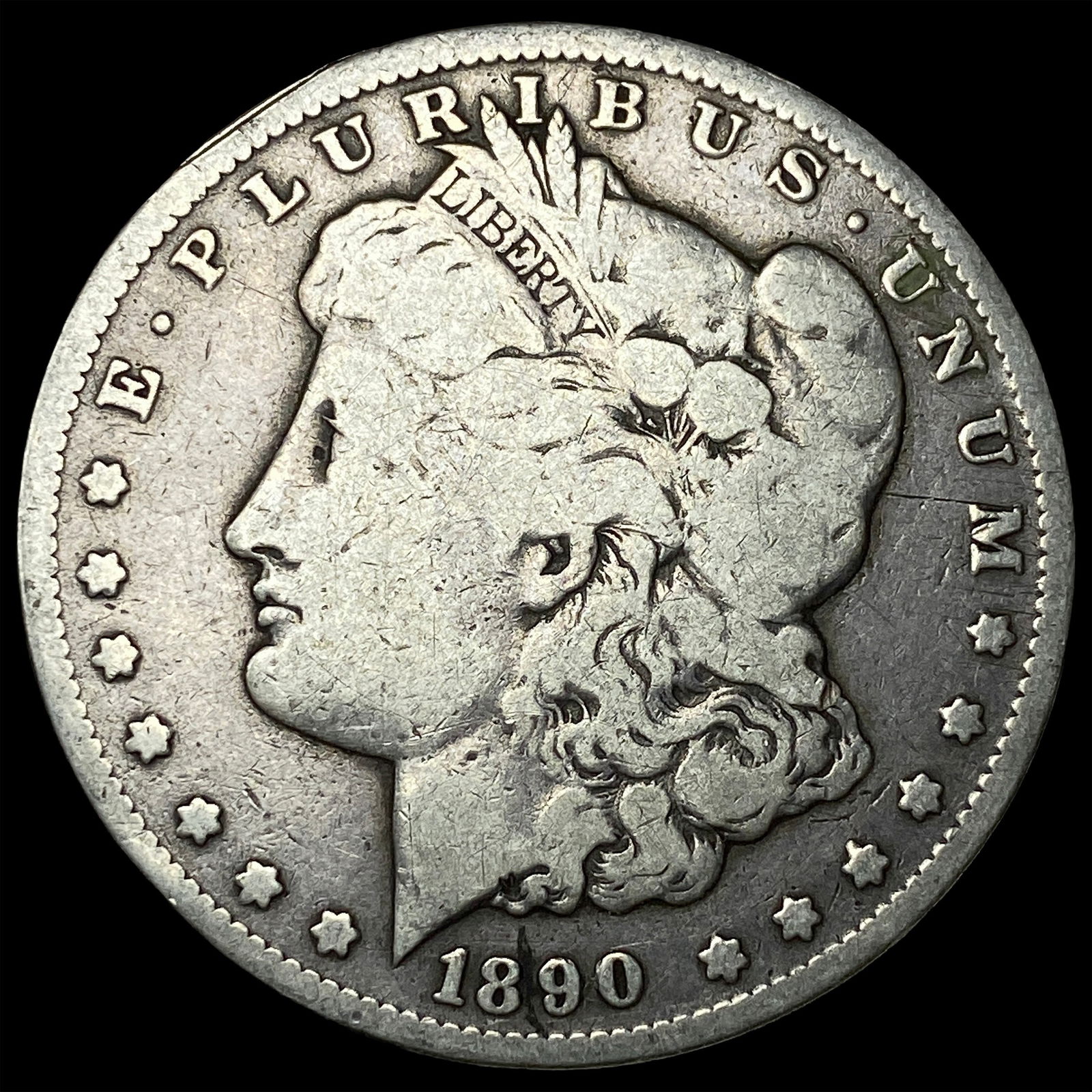 1890-O Silver Morgan Dollar NICELY CIRCULATED: 1890-O Silver Morgan Dollar NICELY CIRCULATED