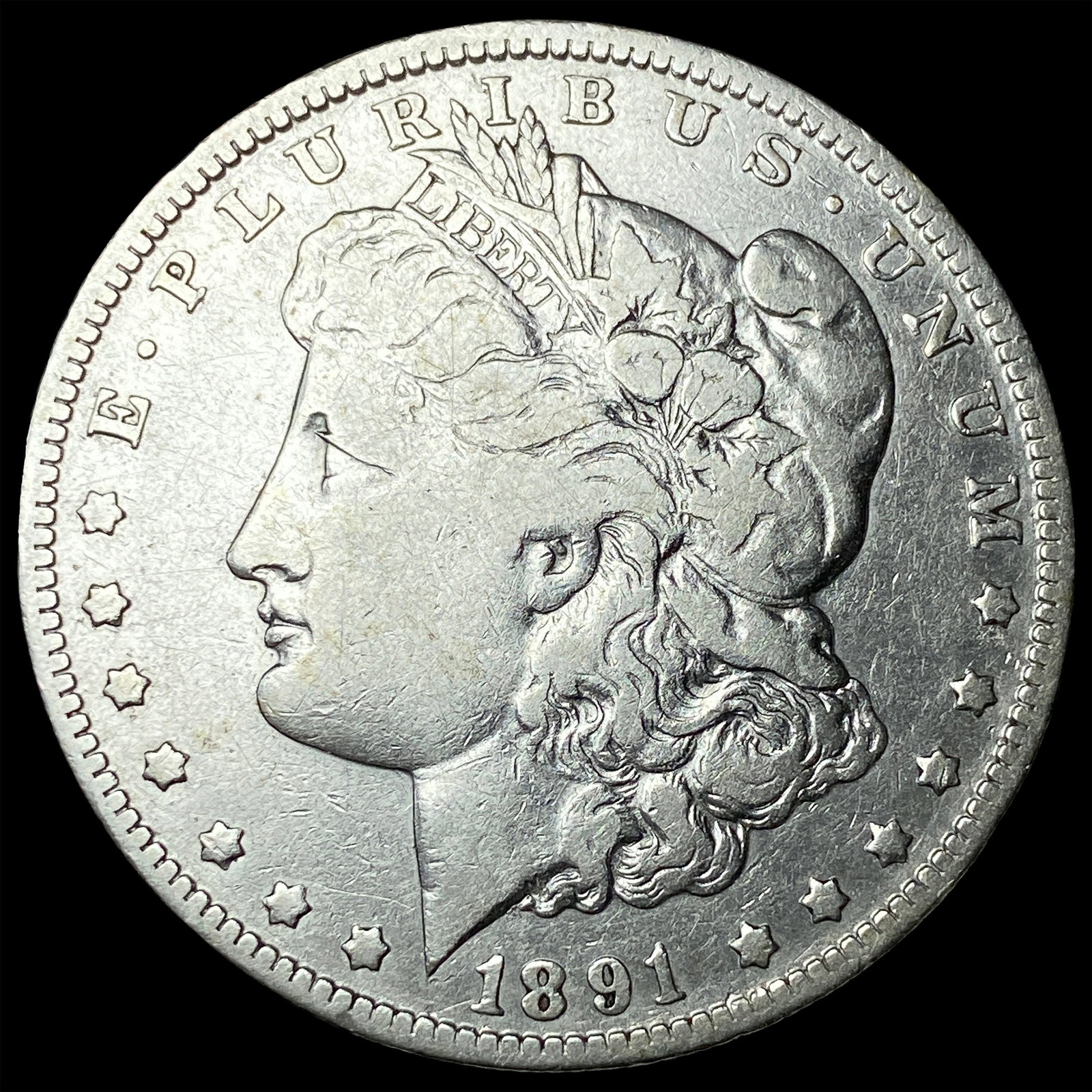 1891-O Silver Morgan Dollar LIGHTLY CIRCULATED: 1891-O Silver Morgan Dollar LIGHTLY CIRCULATED