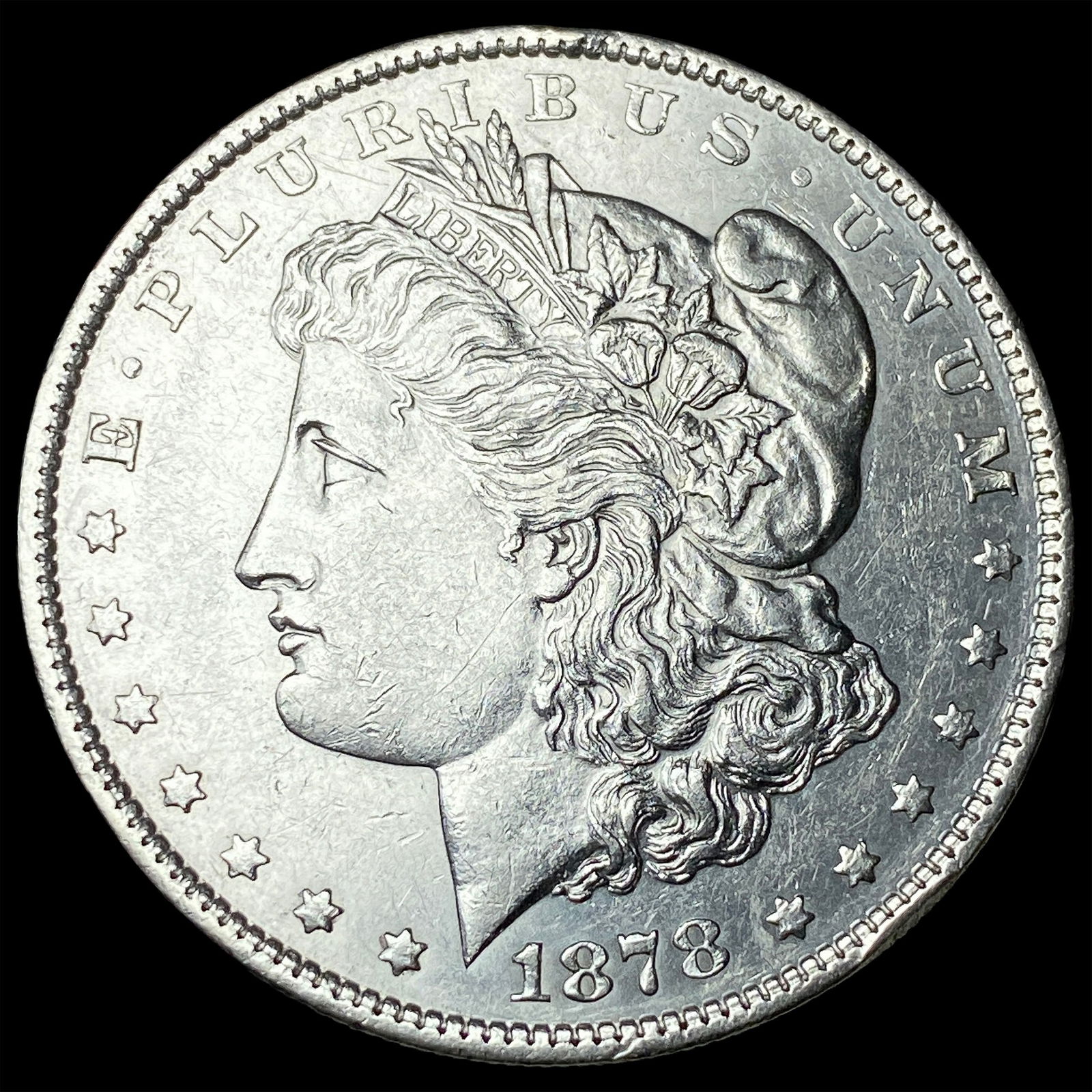 1878-S Silver Morgan Dollar CLOSELY UNCIRCULATED: 1878-S Silver Morgan Dollar CLOSELY UNCIRCULATED