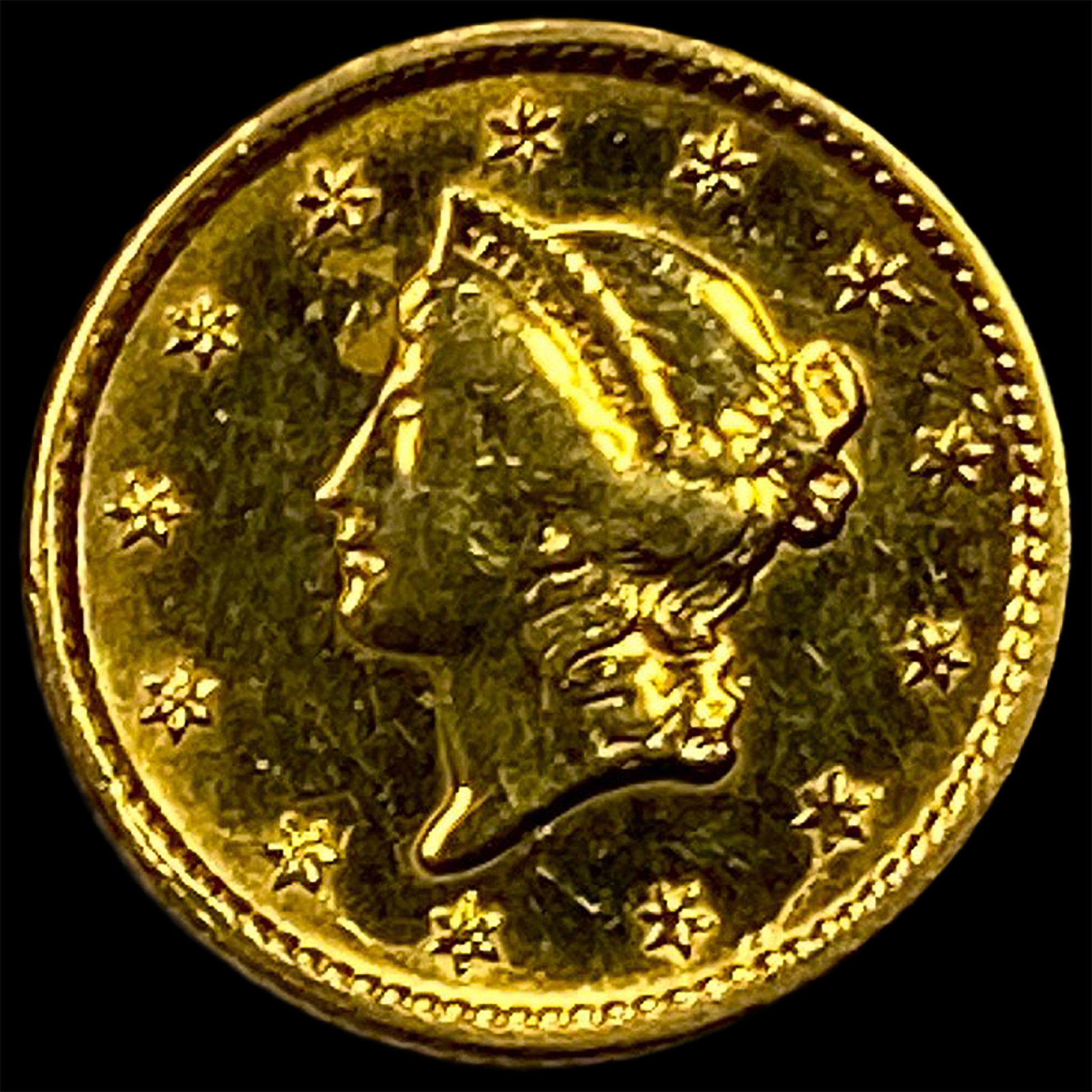 1851-C Gold $1 Liberty Head Type 1 HIGH GRADE: 1851-C Gold $1 Liberty Head Type 1 HIGH GRADE