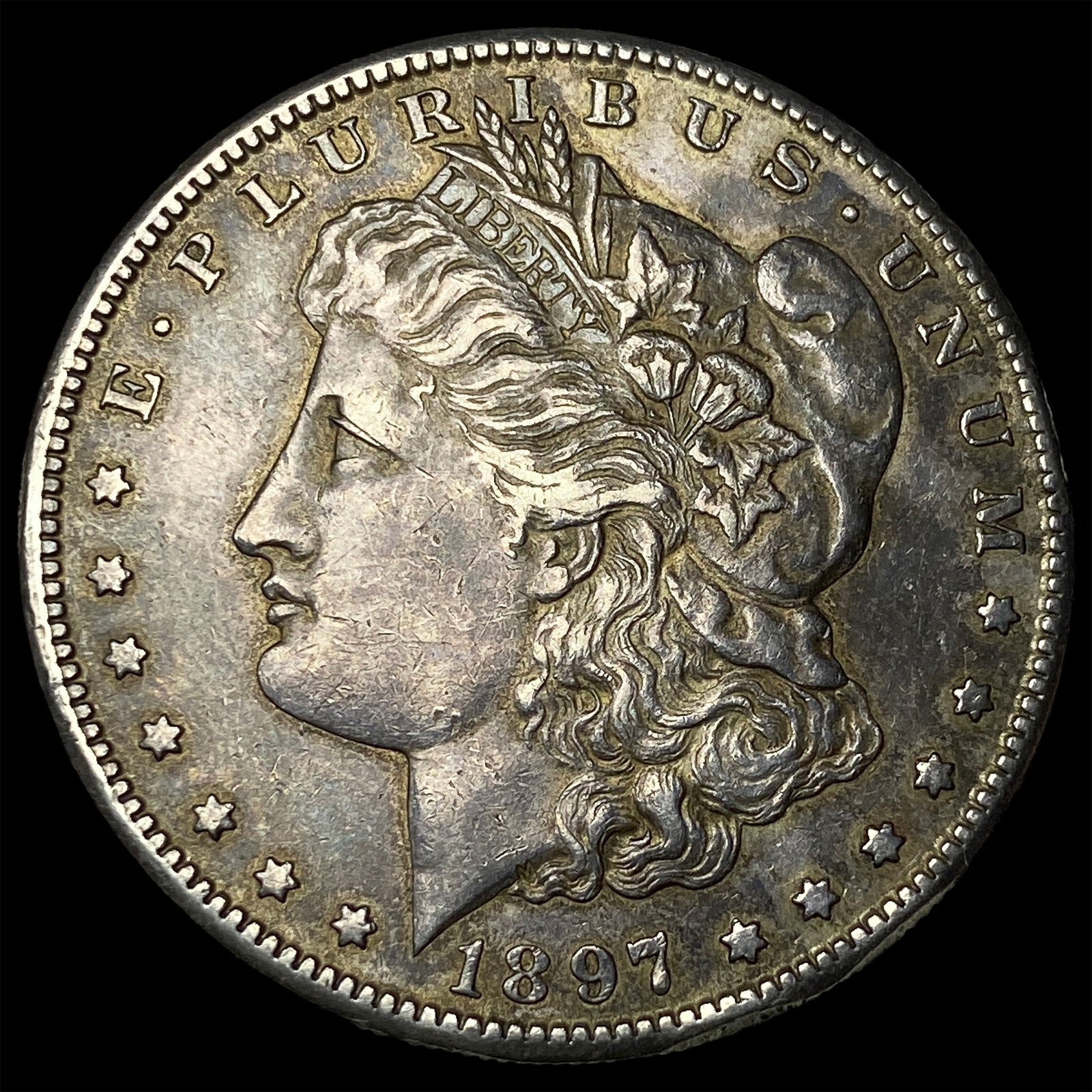 1897-S Silver Morgan Dollar CLOSELY UNCIRCULATED (1 of 2)
