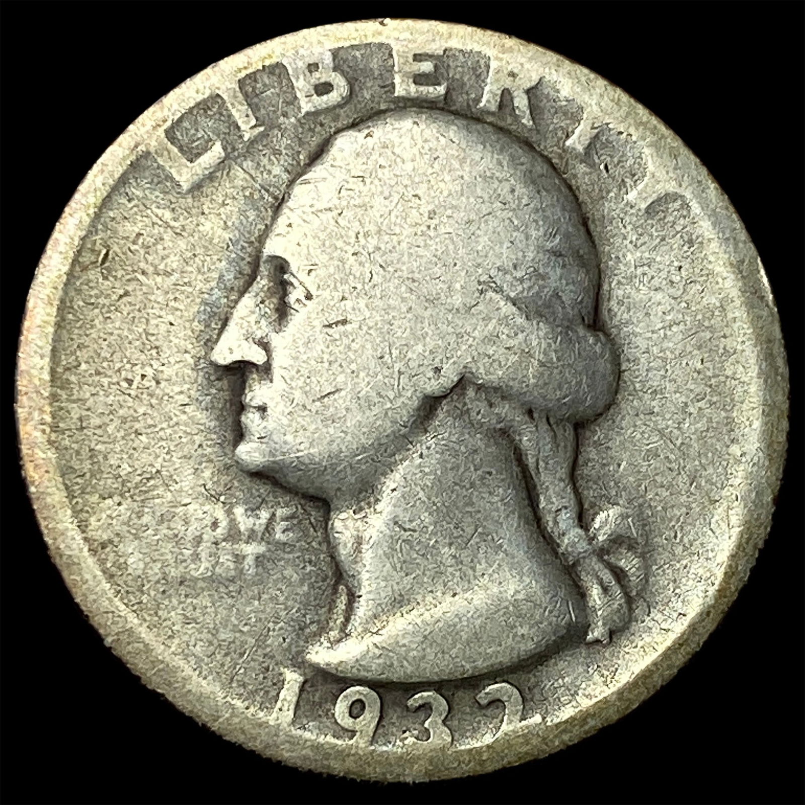 1932-D Silver Washington Quarter NICELY CIRCULATED: 1932-D Silver Washington Quarter NICELY CIRCULATED