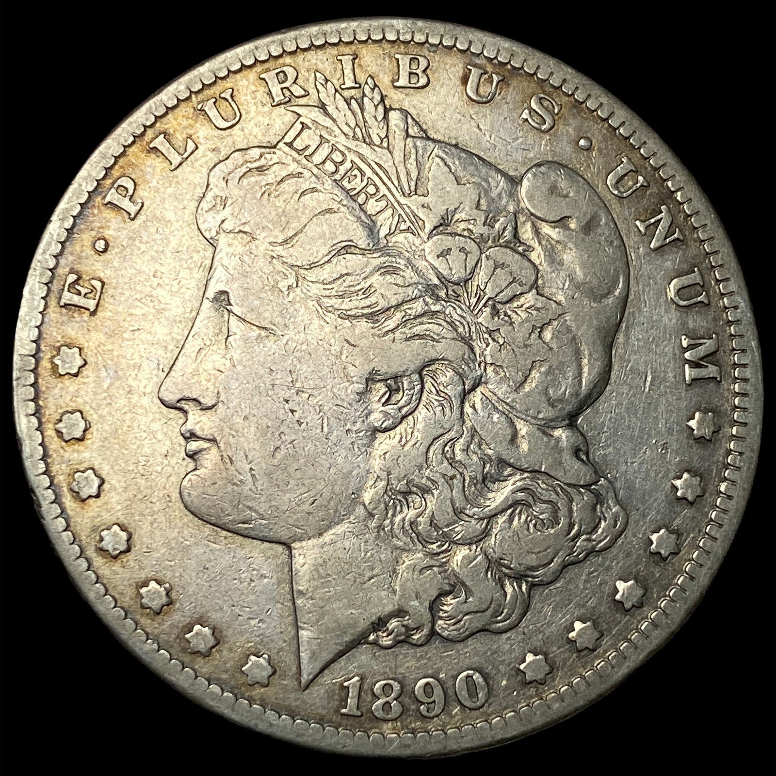 1890-CC Silver Morgan Dollar LIGHTLY CIRCULATED: 1890-CC Silver Morgan Dollar LIGHTLY CIRCULATED