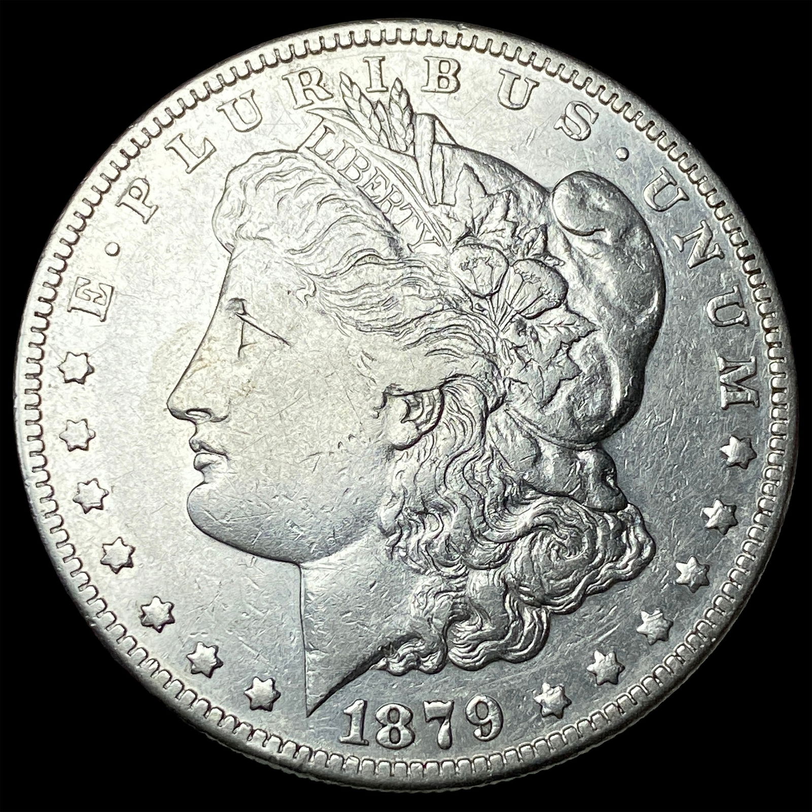 1879-S Silver Morgan Dollar NEARLY UNCIRCULATED: 1879-S Silver Morgan Dollar NEARLY UNCIRCULATED