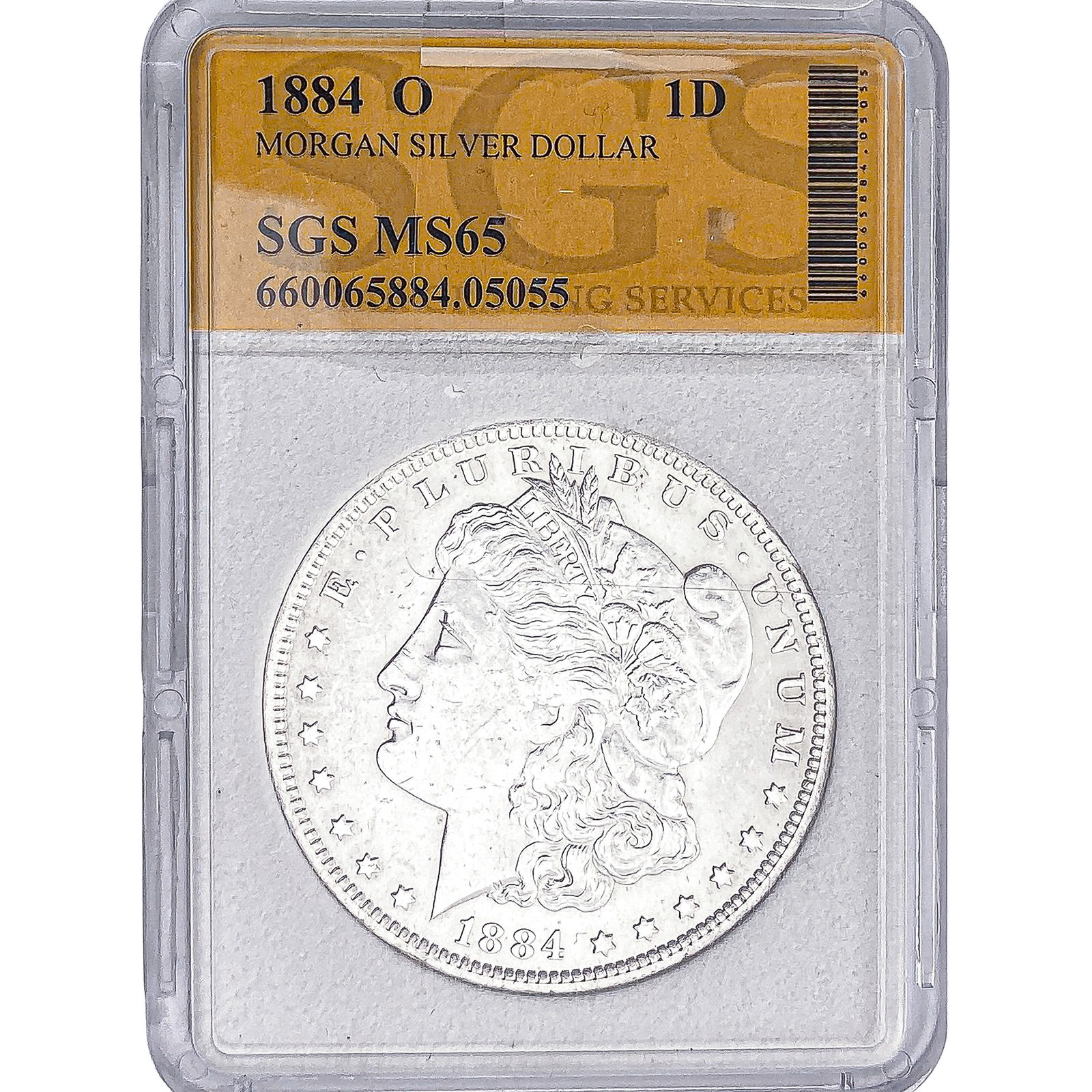 1884-O Morgan Silver Dollar SGS MS65 (1 of 2)