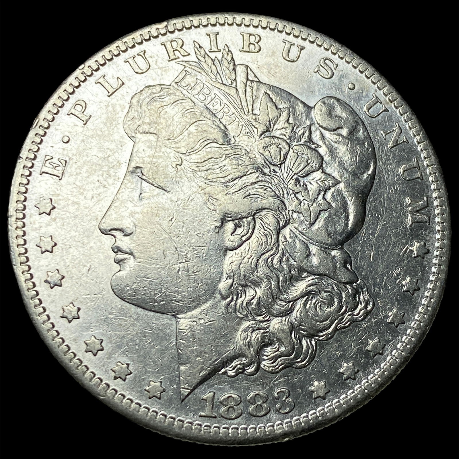 1883-S Silver Morgan Dollar CLOSELY UNCIRCULATED: 1883-S Silver Morgan Dollar CLOSELY UNCIRCULATED