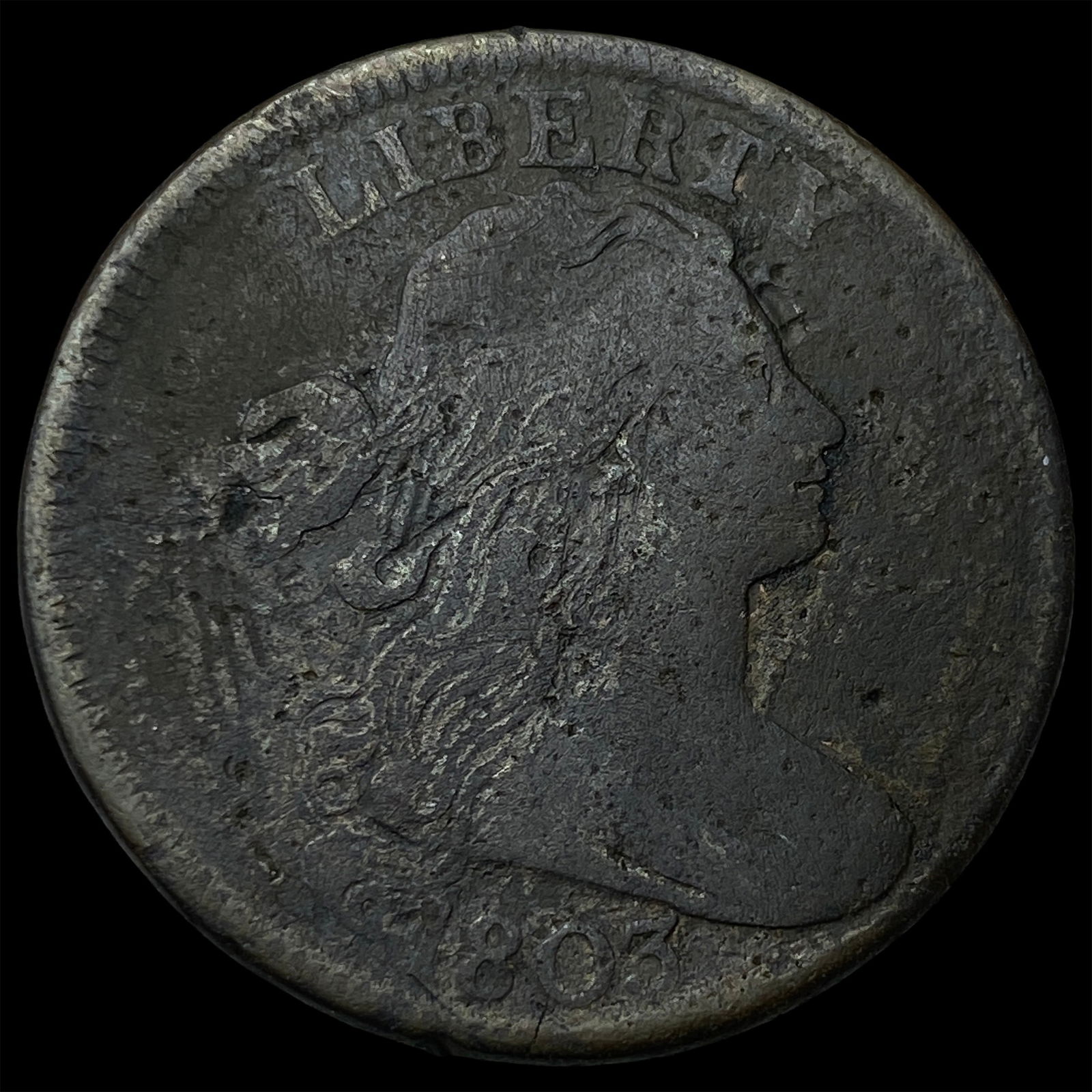 1803 Draped Bust Large Cent HIGH GRADE (1 of 2)