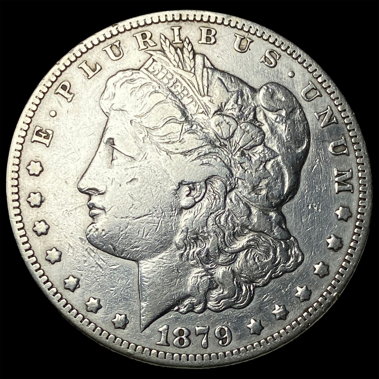 1879-S Silver Morgan Dollar LIGHTLY CIRCULATED: 1879-S Silver Morgan Dollar LIGHTLY CIRCULATED