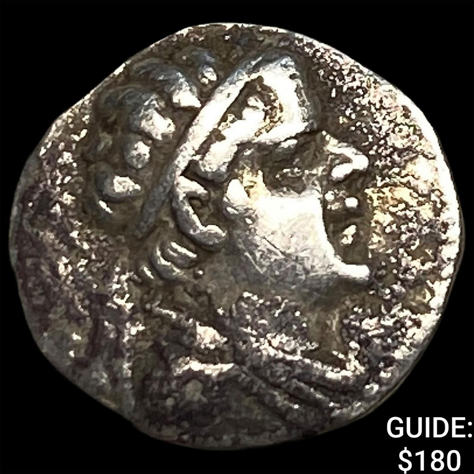 Greco-Bactria Eucratides I 171-145 BC Silver Obol NEARLY UNCIRCULATED: Greco-Bactria Eucratides I 171-145 BC Silver Obol NEARLY UNCIRCULATED