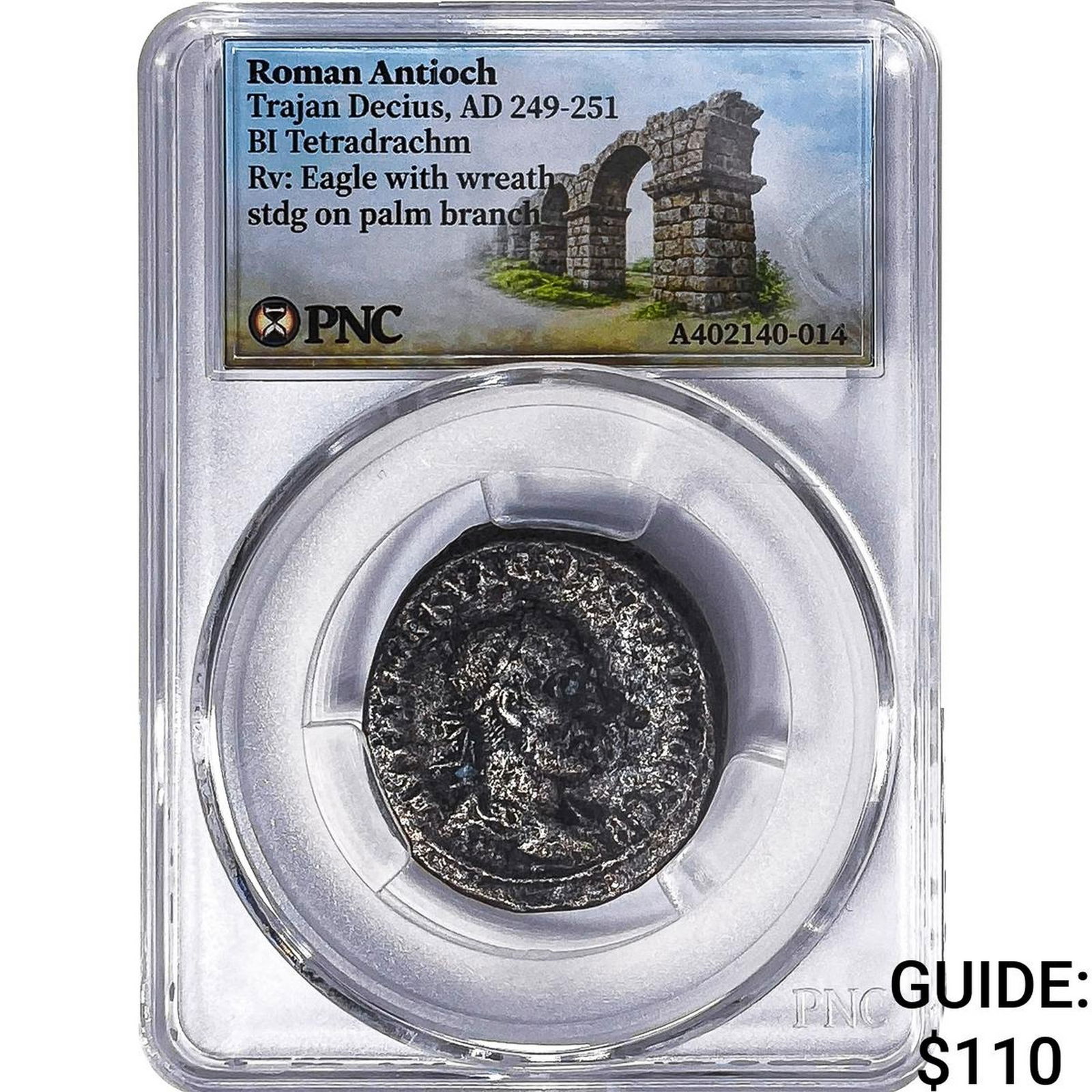 Roman Antioch Trajan Decius 249-251 AD Bi Tetradrachm PNC: Roman Antioch Trajan Decius 249-251 AD Bi Tetradrachm PNC