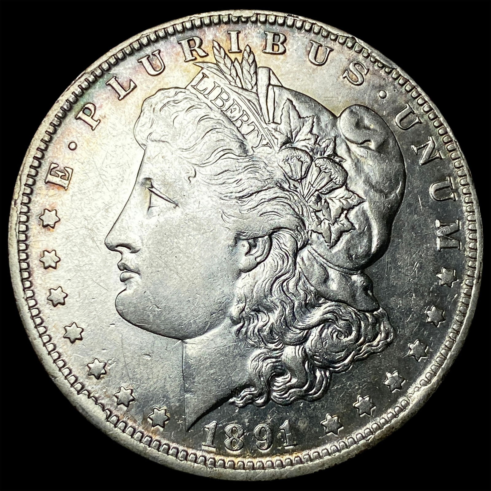 1891-O Silver Morgan Dollar CLOSELY UNCIRCULATED (1 of 2)