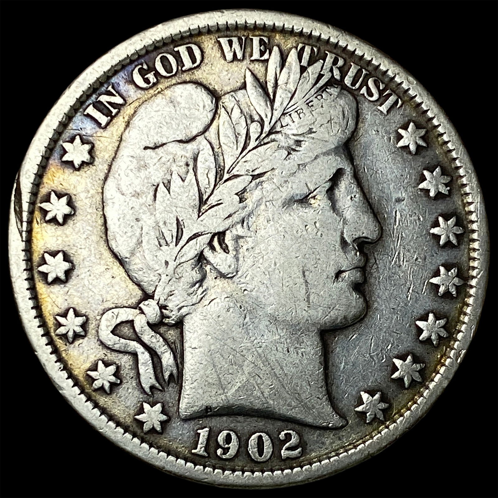 1902 Barber Half Dollar LIGHTLY CIRCULATED: 1902 Barber Half Dollar LIGHTLY CIRCULATED