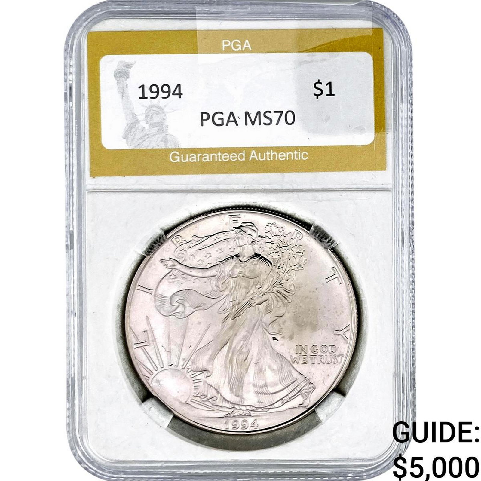 1994 Silver Eagle PGA MS70: 1994 Silver Eagle PGA MS70