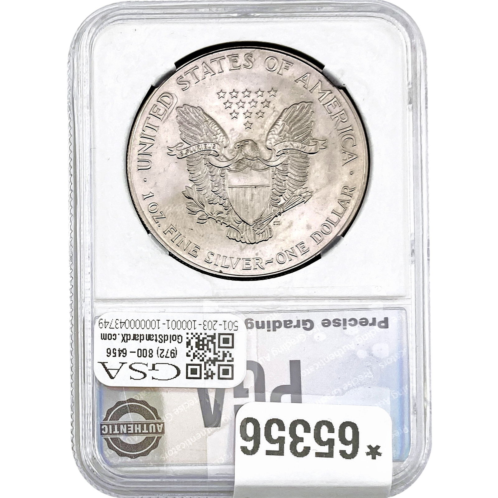 1994 Silver Eagle PGA MS70 - 2