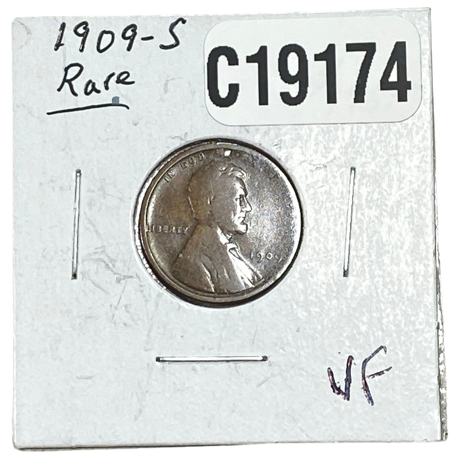 1909-S Wheat Cent Rare: 1909-S Wheat Cent Rare