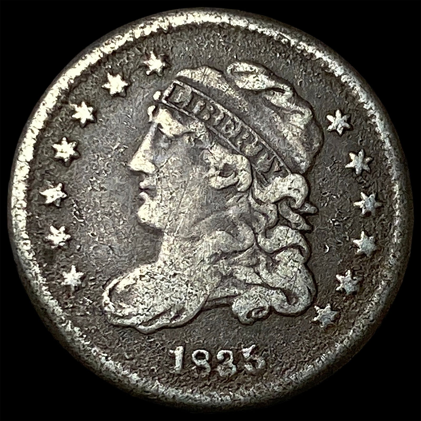 1835 Capped Bust Half Dime LIGHTLY CIRCULATED: 1835 Capped Bust Half Dime LIGHTLY CIRCULATED