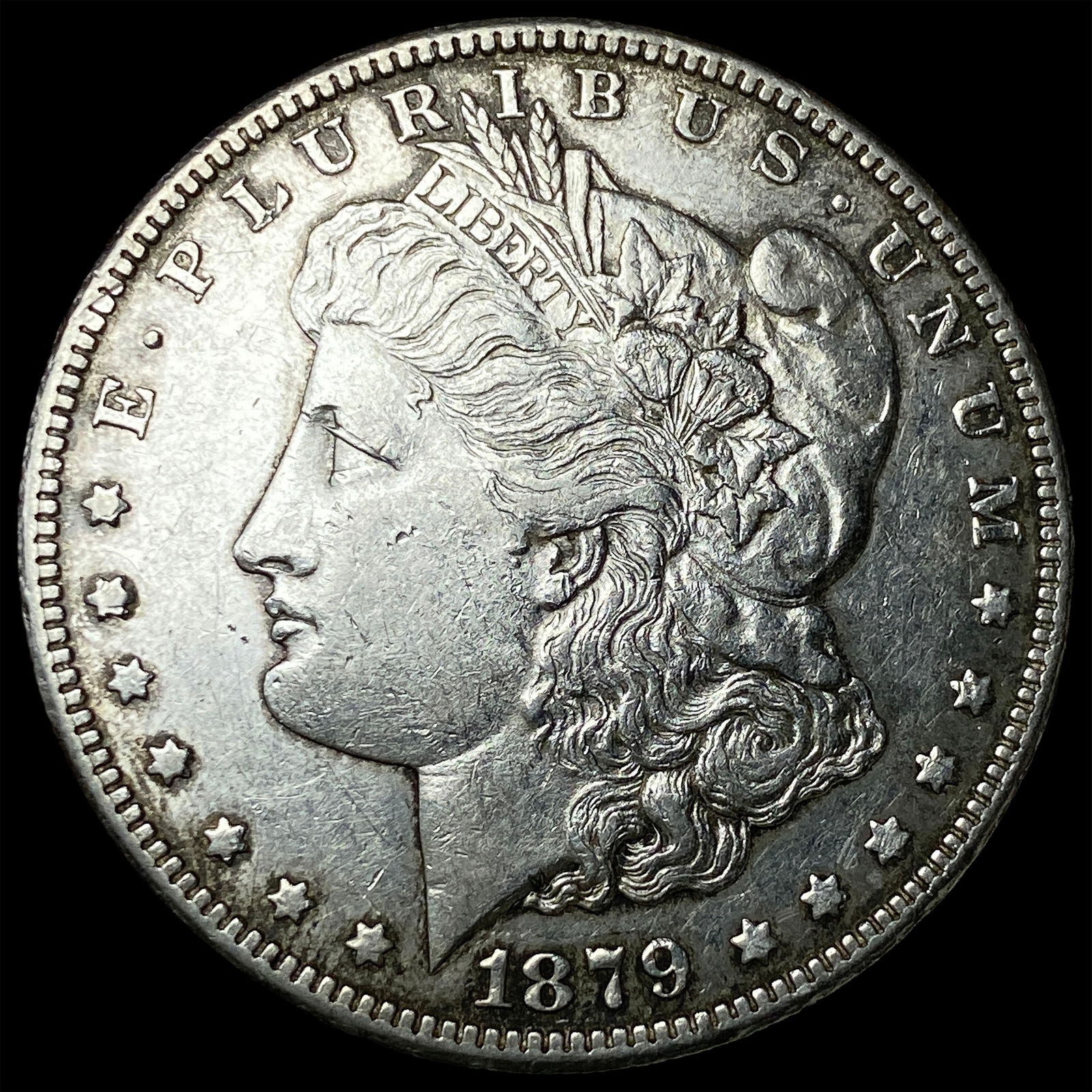 1879-S REV 78 Morgan Silver Dollar CLOSELY UNCIRCULATED: 1879-S REV 78 Morgan Silver Dollar CLOSELY UNCIRCULATED