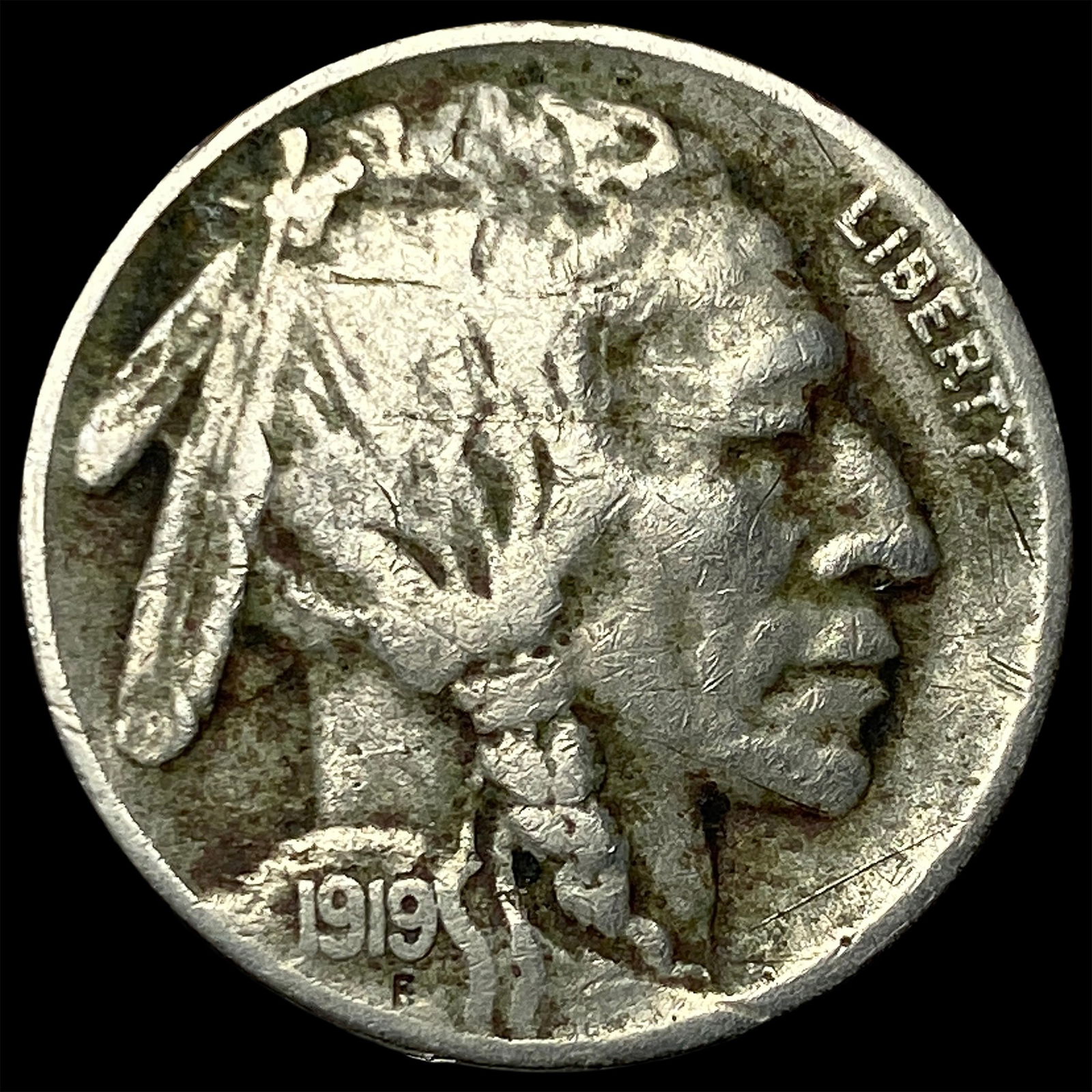 1919-S Buffalo Nickel LIGHTLY CIRCULATED: 1919-S Buffalo Nickel LIGHTLY CIRCULATED