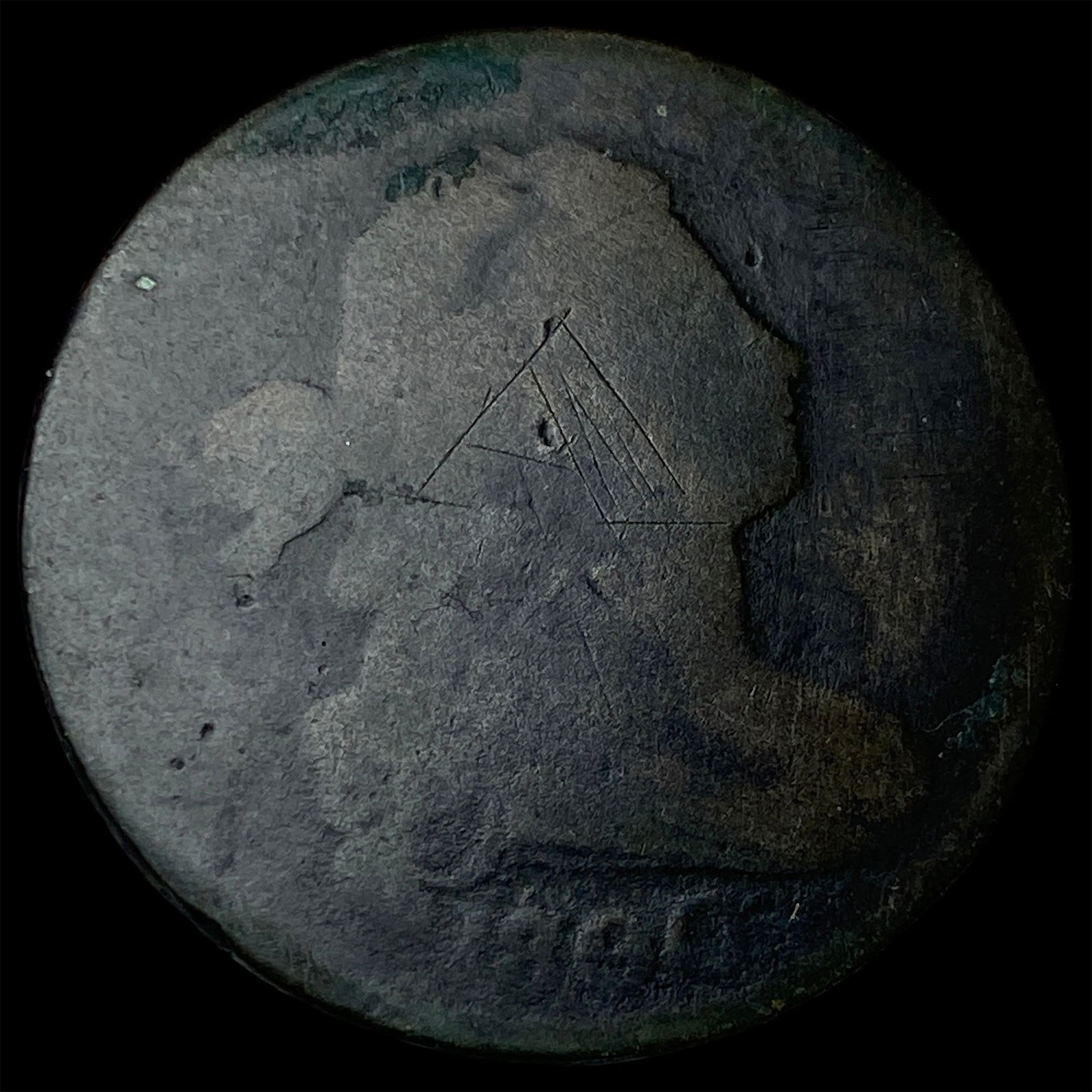 1800 Draped Bust Large Cent NICELY CIRCULATED: 1800 Draped Bust Large Cent NICELY CIRCULATED