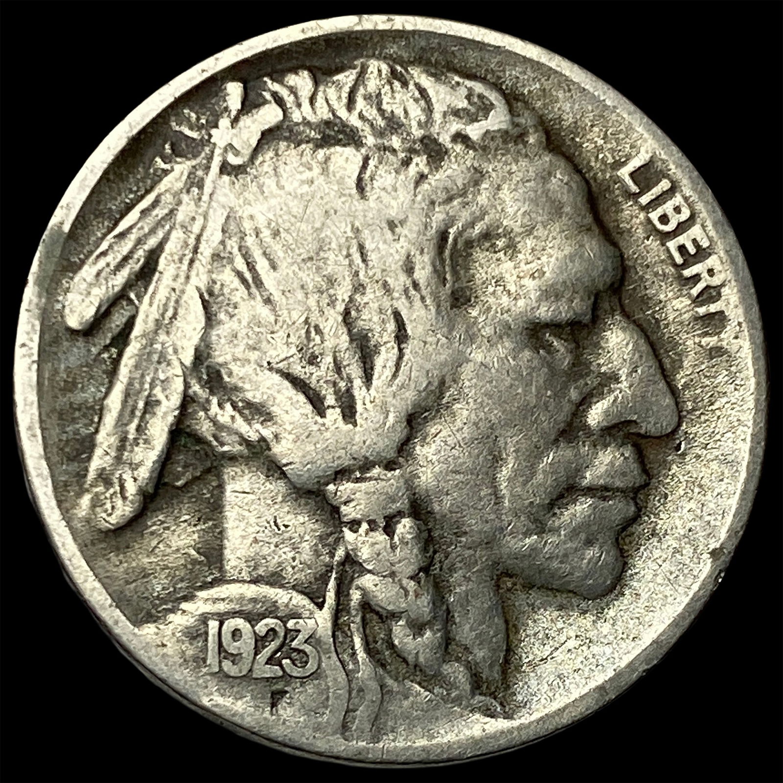 1923-S Buffalo Nickel LIGHTLY CIRCULATED: 1923-S Buffalo Nickel LIGHTLY CIRCULATED