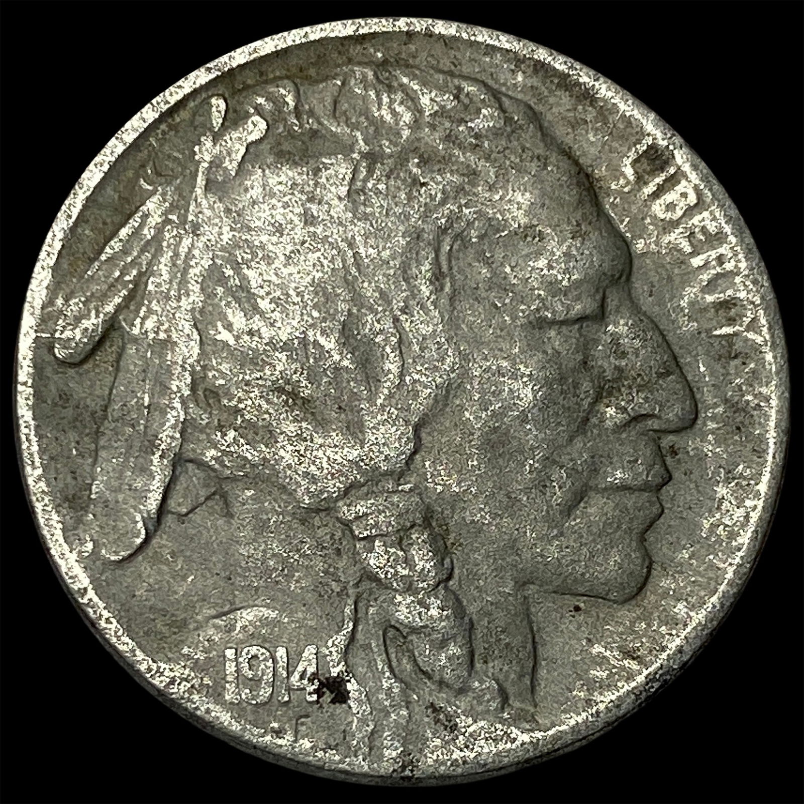 1914-D Buffalo Nickel LIGHTLY CIRCULATED: 1914-D Buffalo Nickel LIGHTLY CIRCULATED