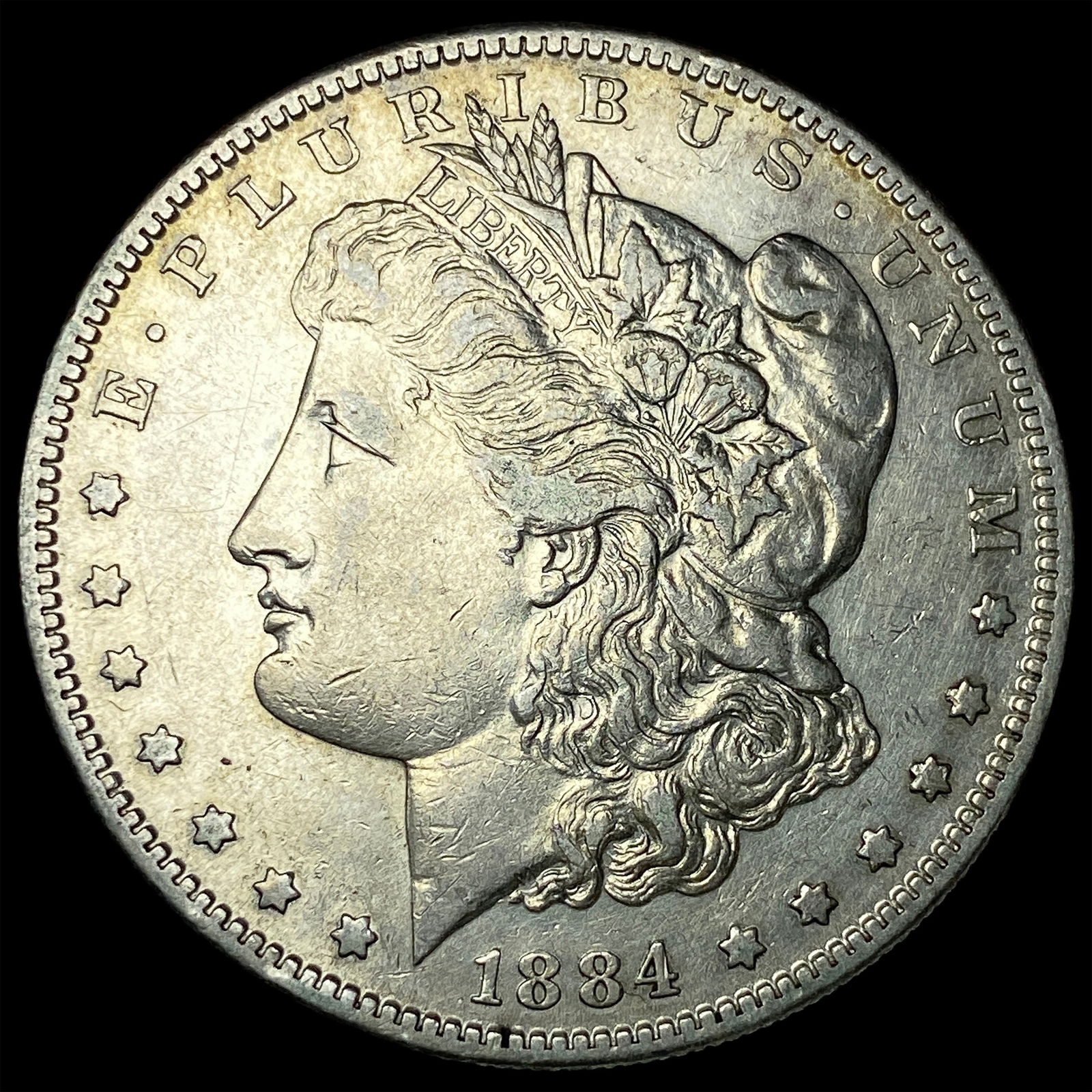 1884-S Silver Morgan Dollar NEARLY UNCIRCULATED: 1884-S Silver Morgan Dollar NEARLY UNCIRCULATED