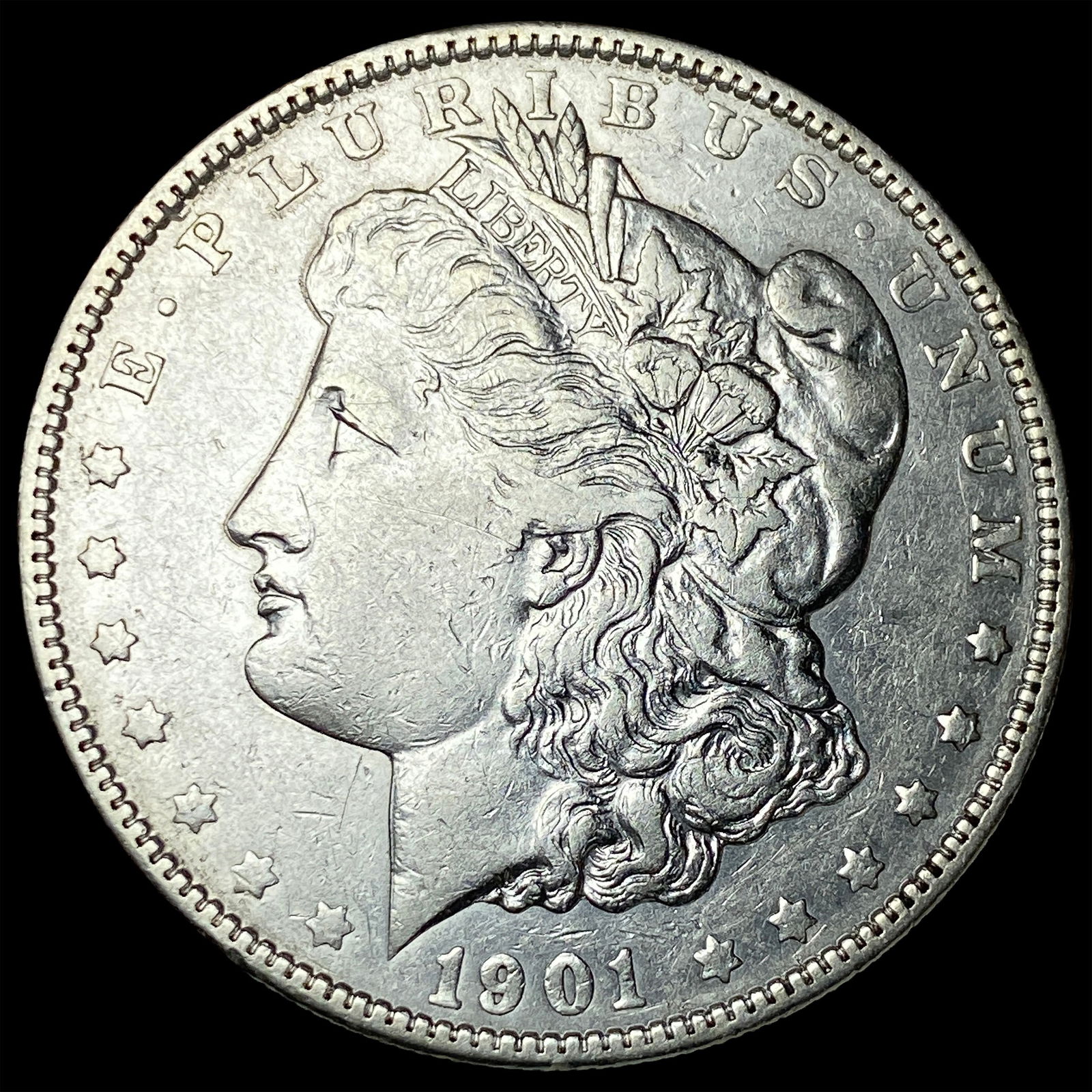 1901 Silver Morgan Dollar CLOSELY UNCIRCULATED: 1901 Silver Morgan Dollar CLOSELY UNCIRCULATED
