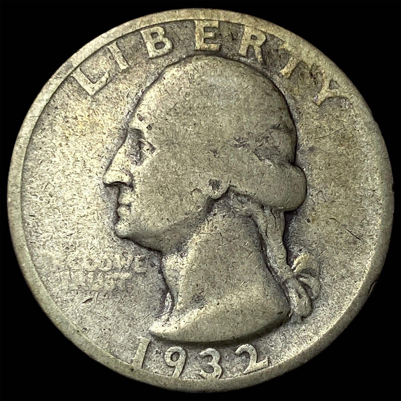 1932-D Silver Washington Quarter NICELY CIRCULATED: 1932-D Silver Washington Quarter NICELY CIRCULATED