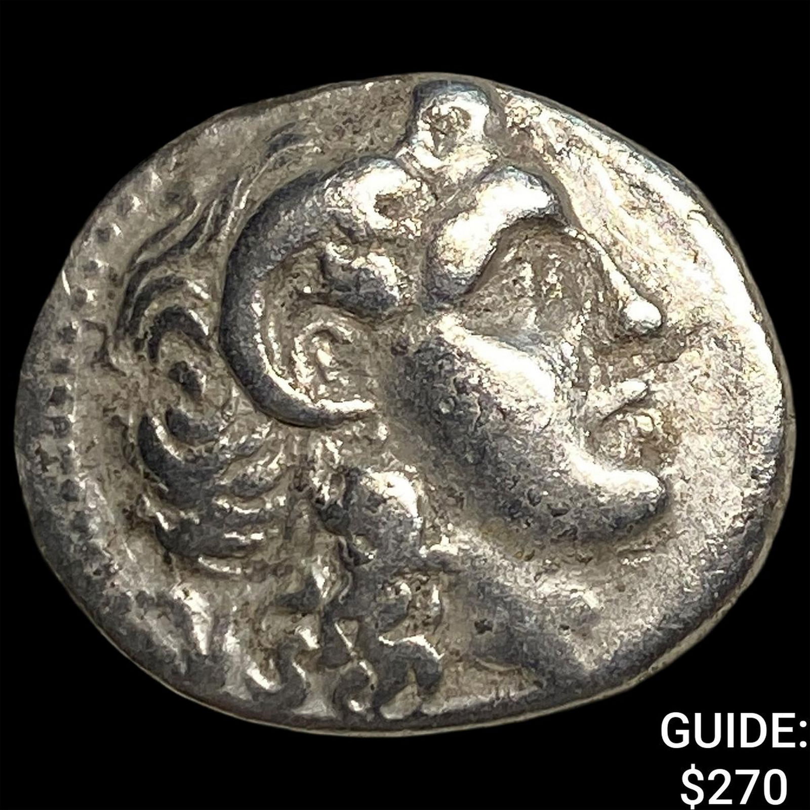 Daidochi Kingdoms Lysimachus I 306-281 BC Silver Drachm NEARLY UNCIRCULATED (1 of 2)